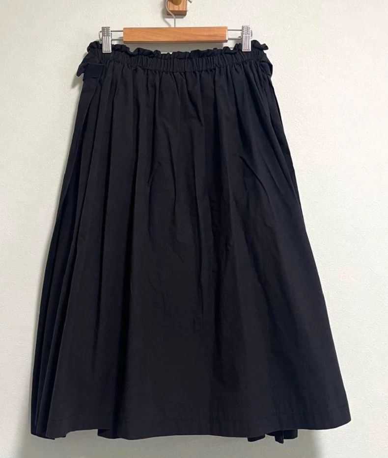 Yohji Yamamoto Yohji Yamamoto size 2 Cotton flared skirt with pleated wai Size 25" / US 0 / IT 36 - 2 Thumbnail