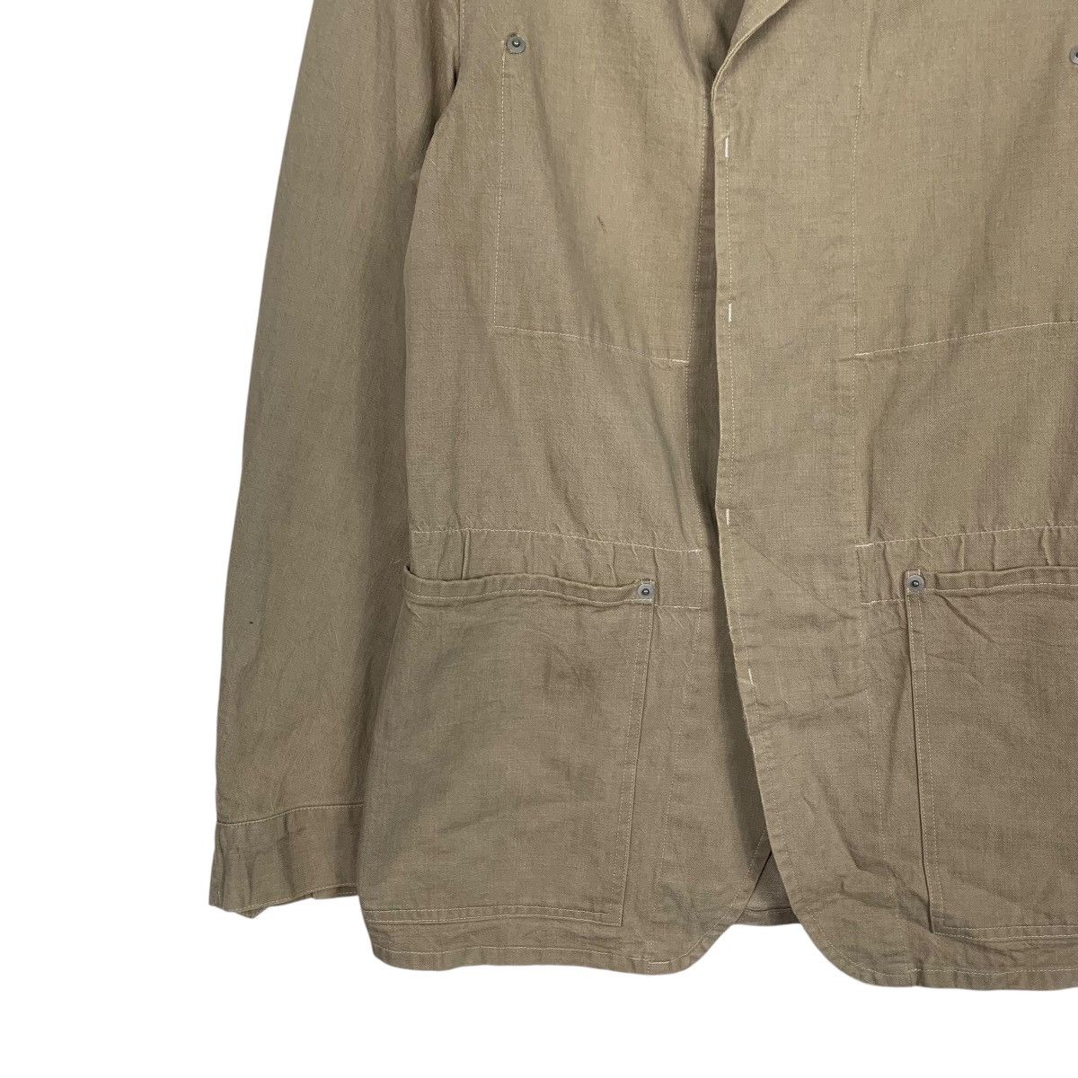 Japanese Brand VIOLET BUFFALO WALLOWS Hidden Button Casual Jacket #1844-C80 Size US L / EU 52-54 / 3 - 3 Thumbnail