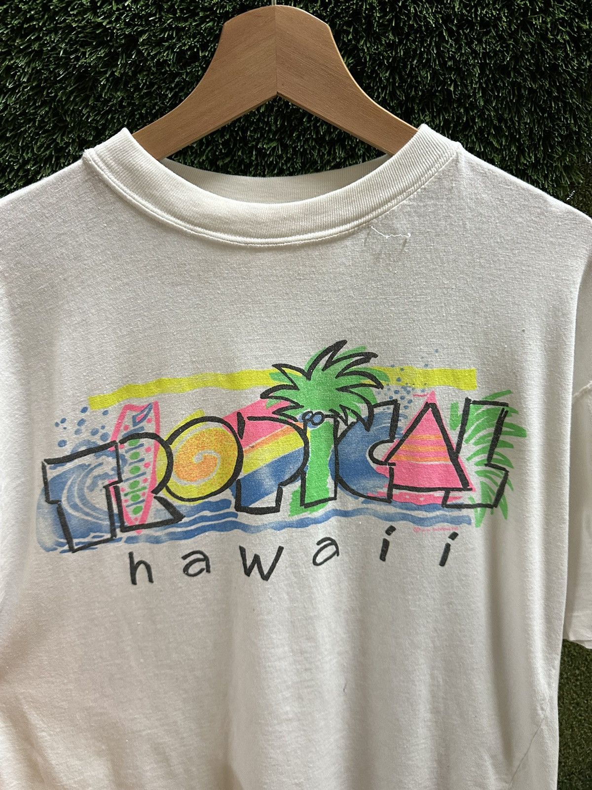Vintage Vintage Tropical Hawaii Spellout T-shirt Large Size US L / EU 52-54 / 3 - 4 Thumbnail
