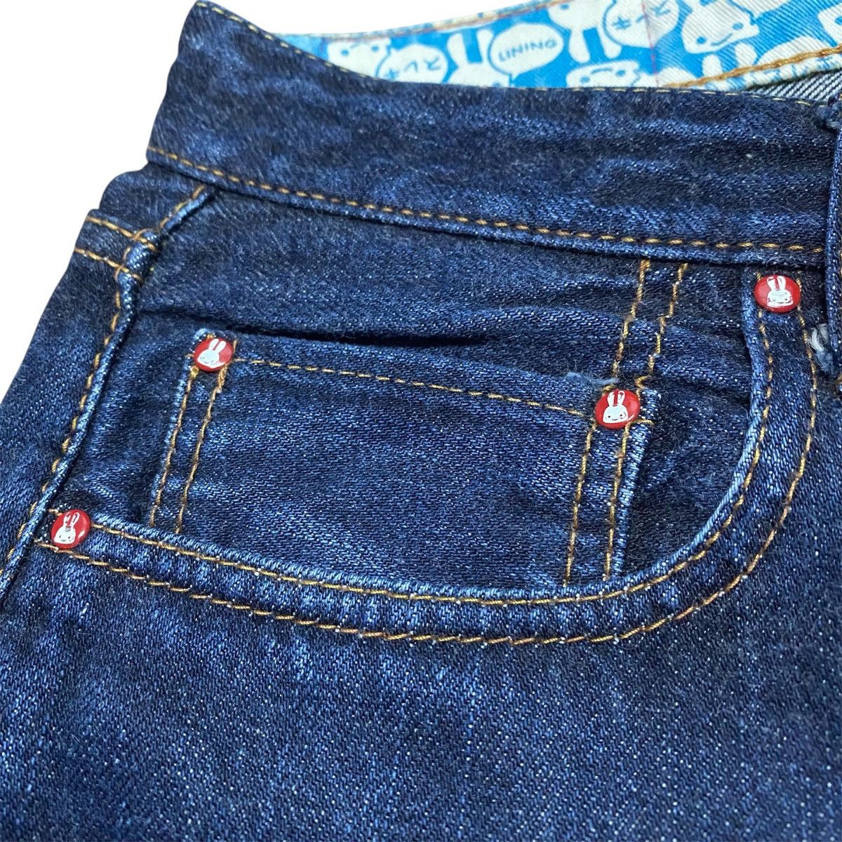Japanese Brand Rare‼️🔥CUNE Rabbit by Hironori Yasuda Designer Japan Denim Size US 33 - 9 Thumbnail