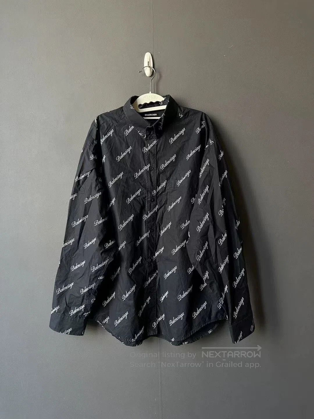 Balenciaga Balenciaga full logo shirt. Size US XS / EU 42 / 0 - 1 Thumbnail