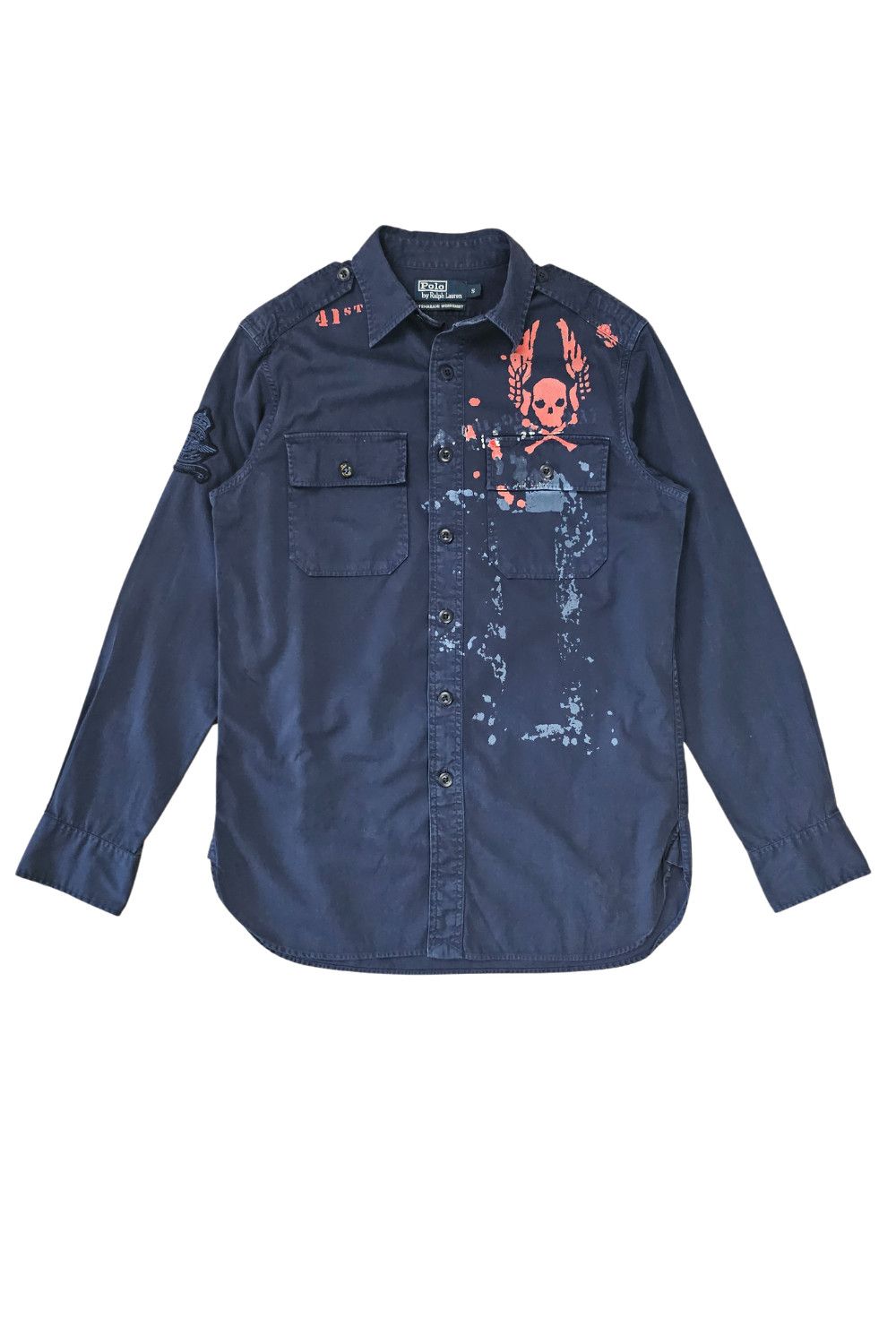 Polo Ralph Lauren RARE Polo RL “41st Marine” Temagami Workshirt – Small Size US S / EU 44-46 / 1 - 2 Thumbnail