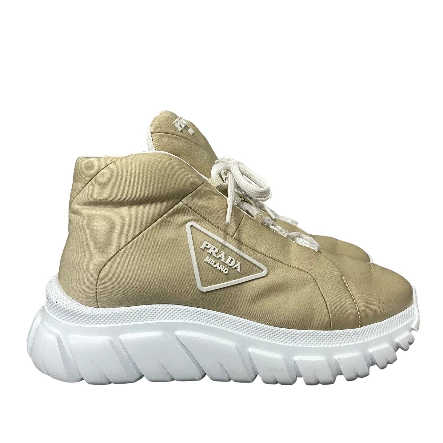 Prada Prada Re-Nylon High-Top Sneakers Size 35.5 Size US 5.5 / IT 35.5 - 1 Thumbnail
