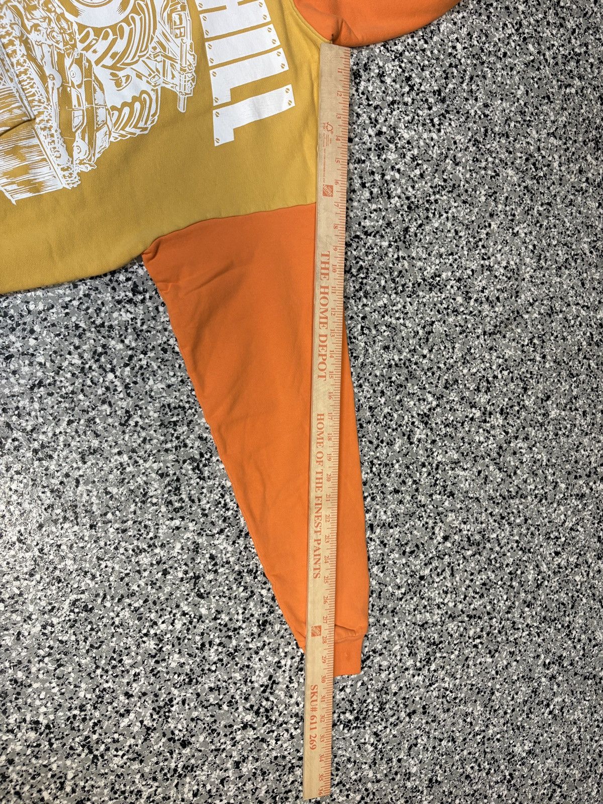 Billy Hill 2021 Billy Hill Collection #3 Orange/Yellow Hoodie Size S Size US S / EU 44-46 / 1 - 7 Thumbnail