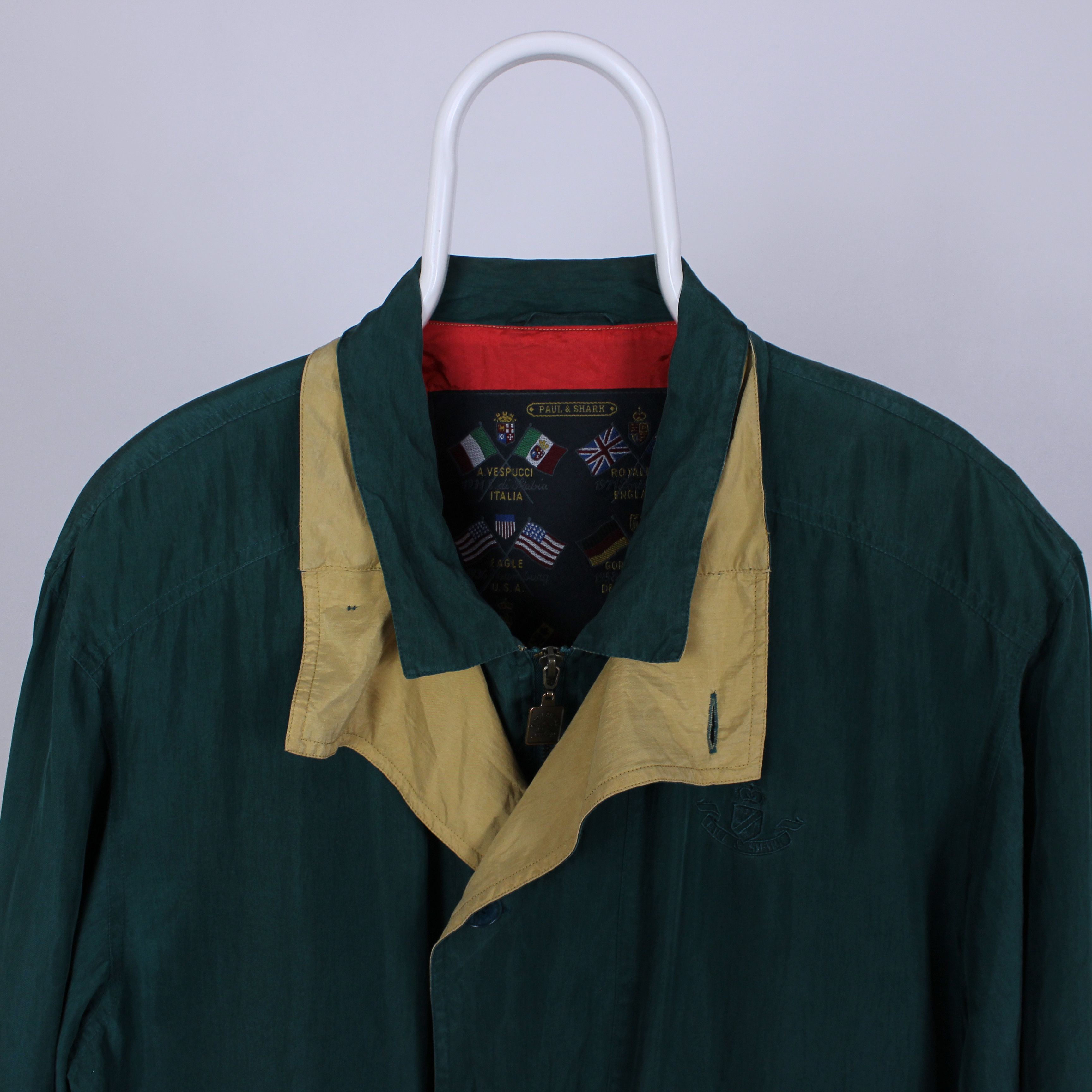Paul & Shark Paul Shark silk jacket men green vintage L XL Size US M / EU 48-50 / 2 - 13 Thumbnail