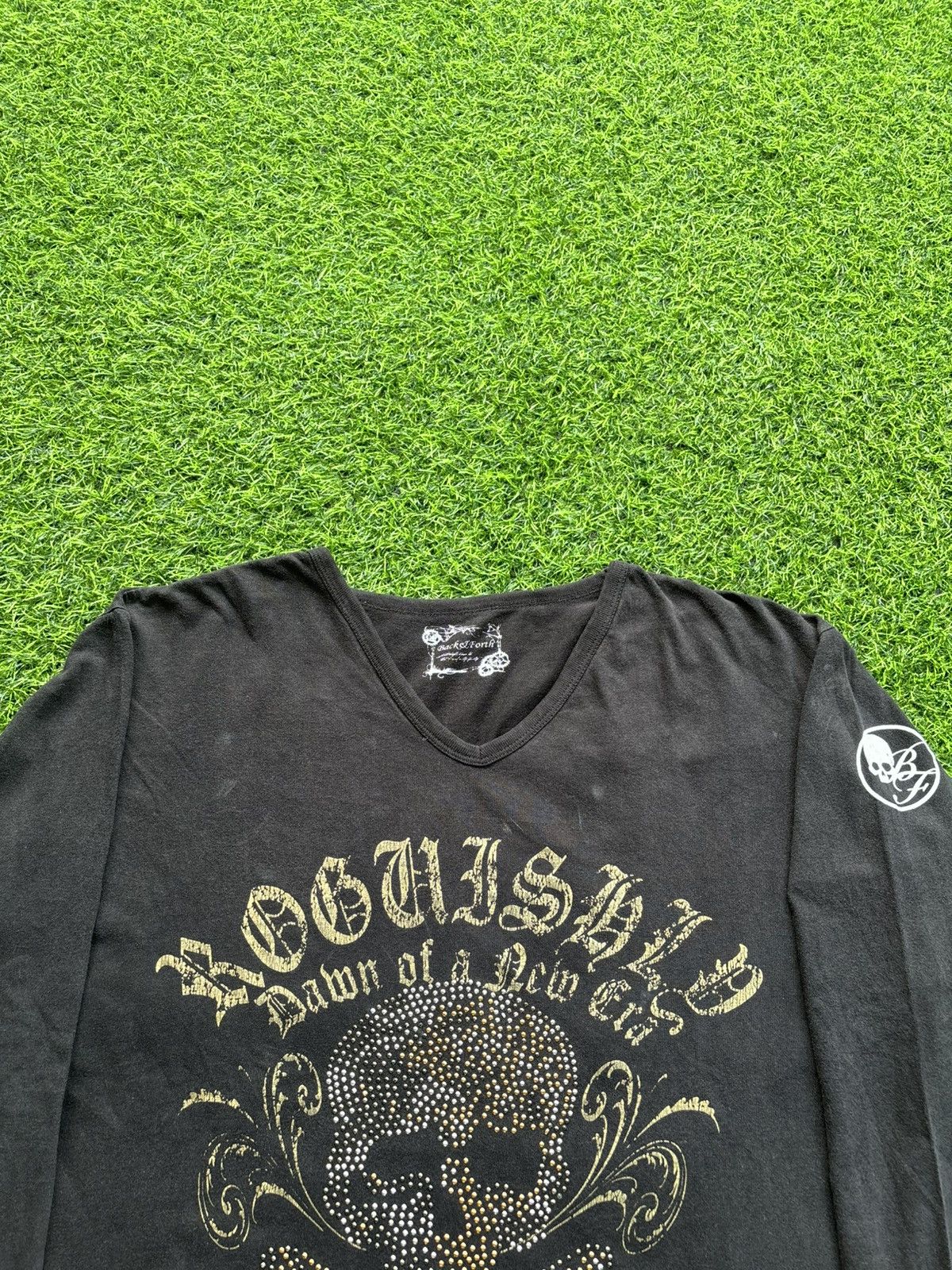 Hysteric Glamour Y2k Backlforth Skull Ifsiwasnine Punk Style Longsleeve Size US XL / EU 56 / 4 - 2 Thumbnail