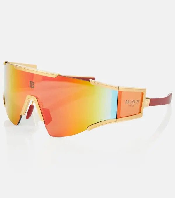 Balmain o1s1wg111225 Size:OS/Fleche Mask Sunglasses in Multicolor Size ONE SIZE - 1 Thumbnail