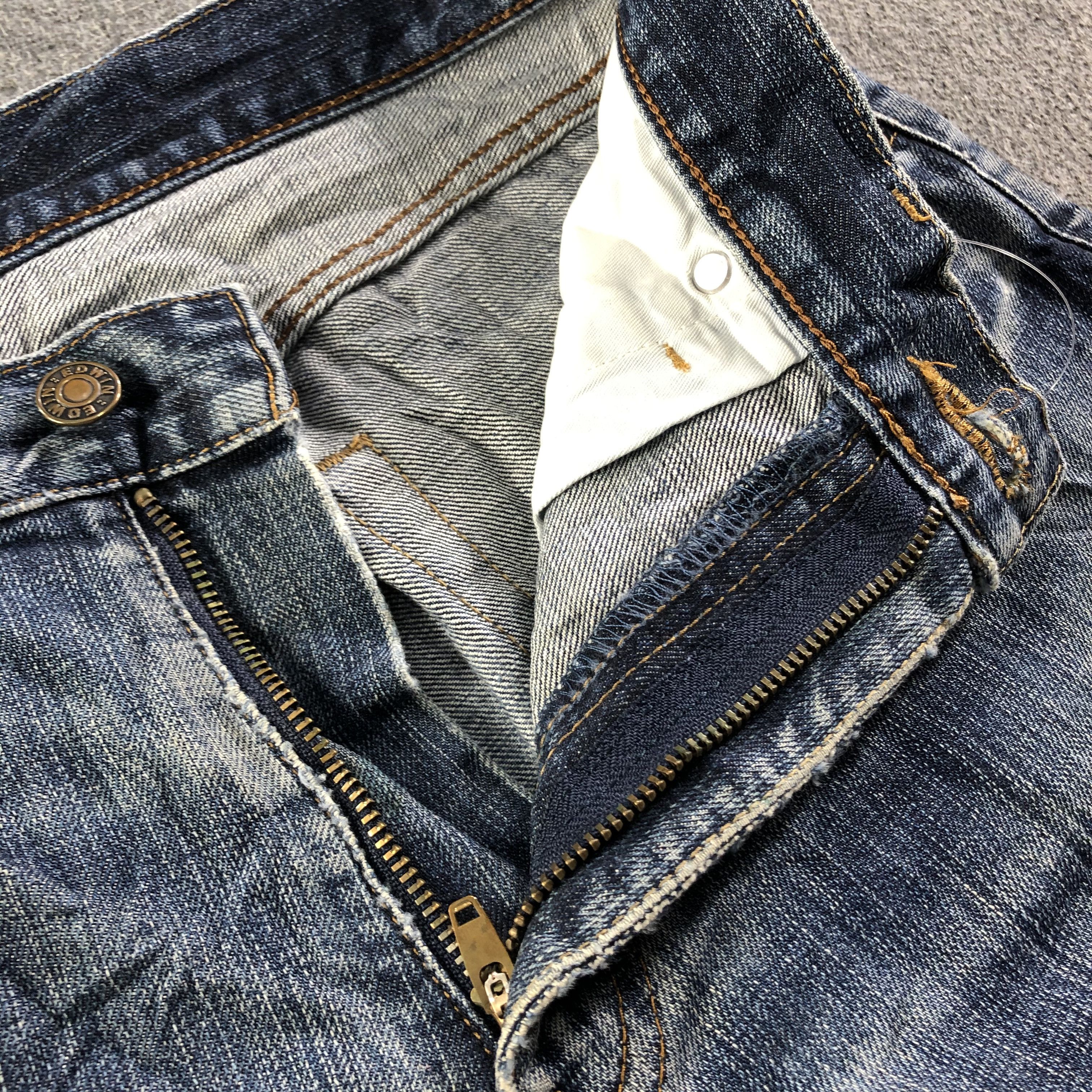 Edwin Vintage Blue Wash Edwin 503 Jeans-J3642 Size US 31 - 10 Thumbnail