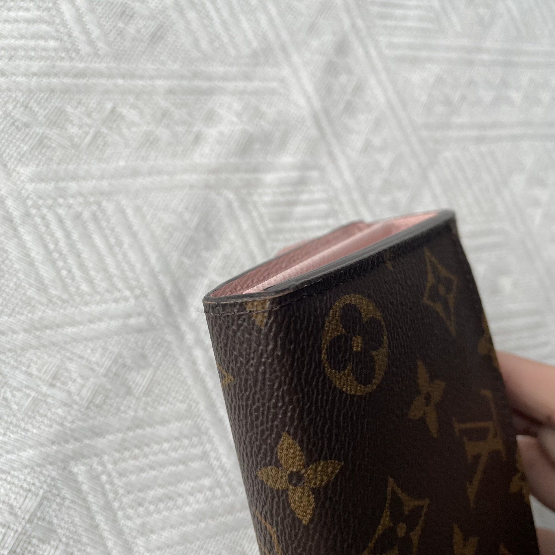 Louis Vuitton LOUIS VUITTON Sarah women's brown pink long wallet Size ONE SIZE - 4 Thumbnail