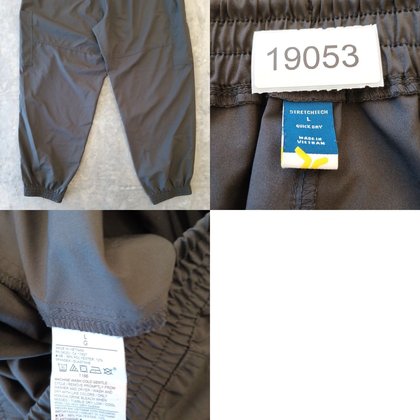 Old Navy Old Navy Jogger Pants Mens Large Gray Quick Dry Stretchtech 34x27 High Rise Slim Tapered Pockets 27 Inseam Size US 33 - 8 Thumbnail