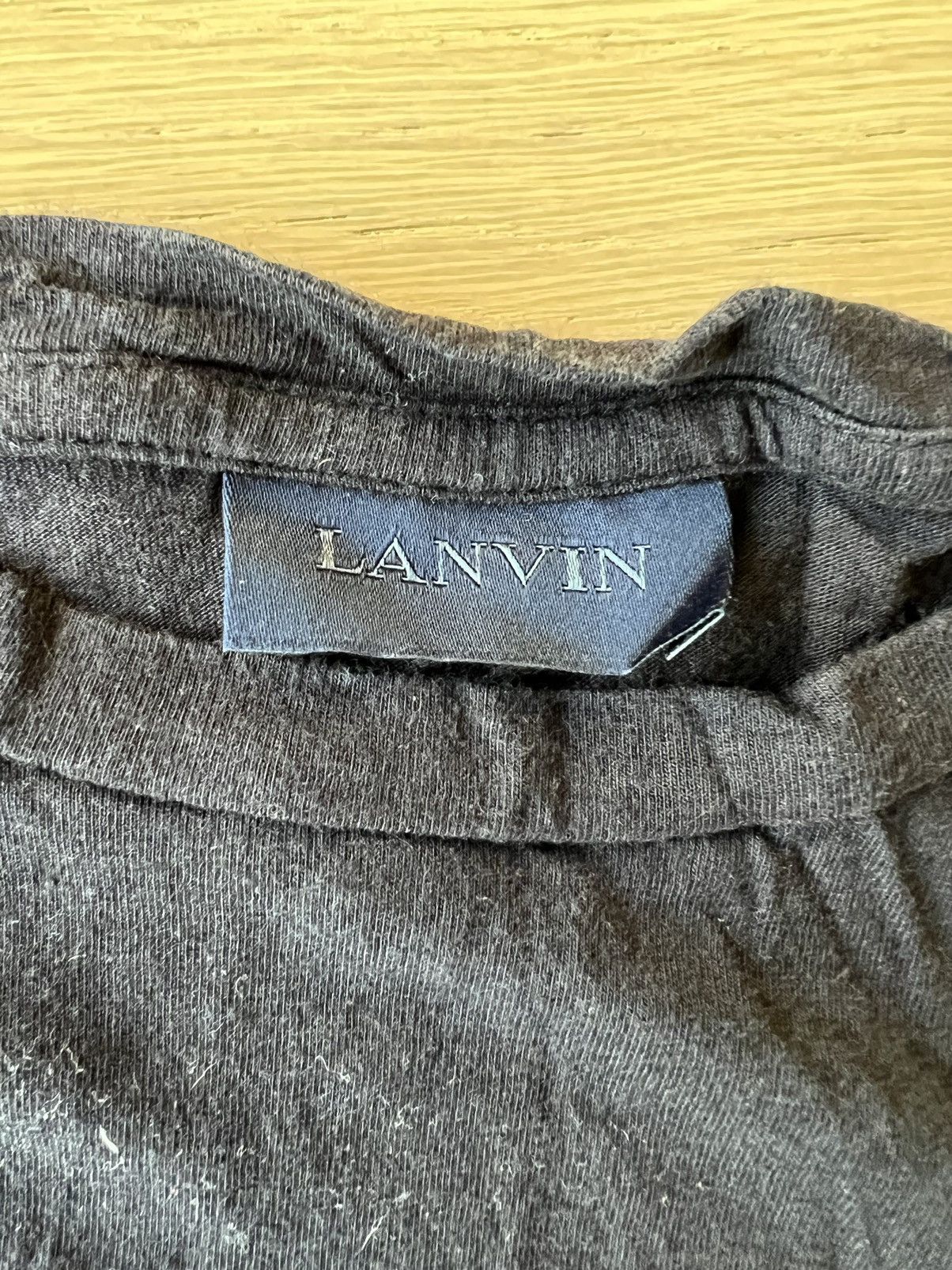 Lanvin Lanvin navy t-shirt Size US XXL / EU 58 / 5 - 2 Thumbnail
