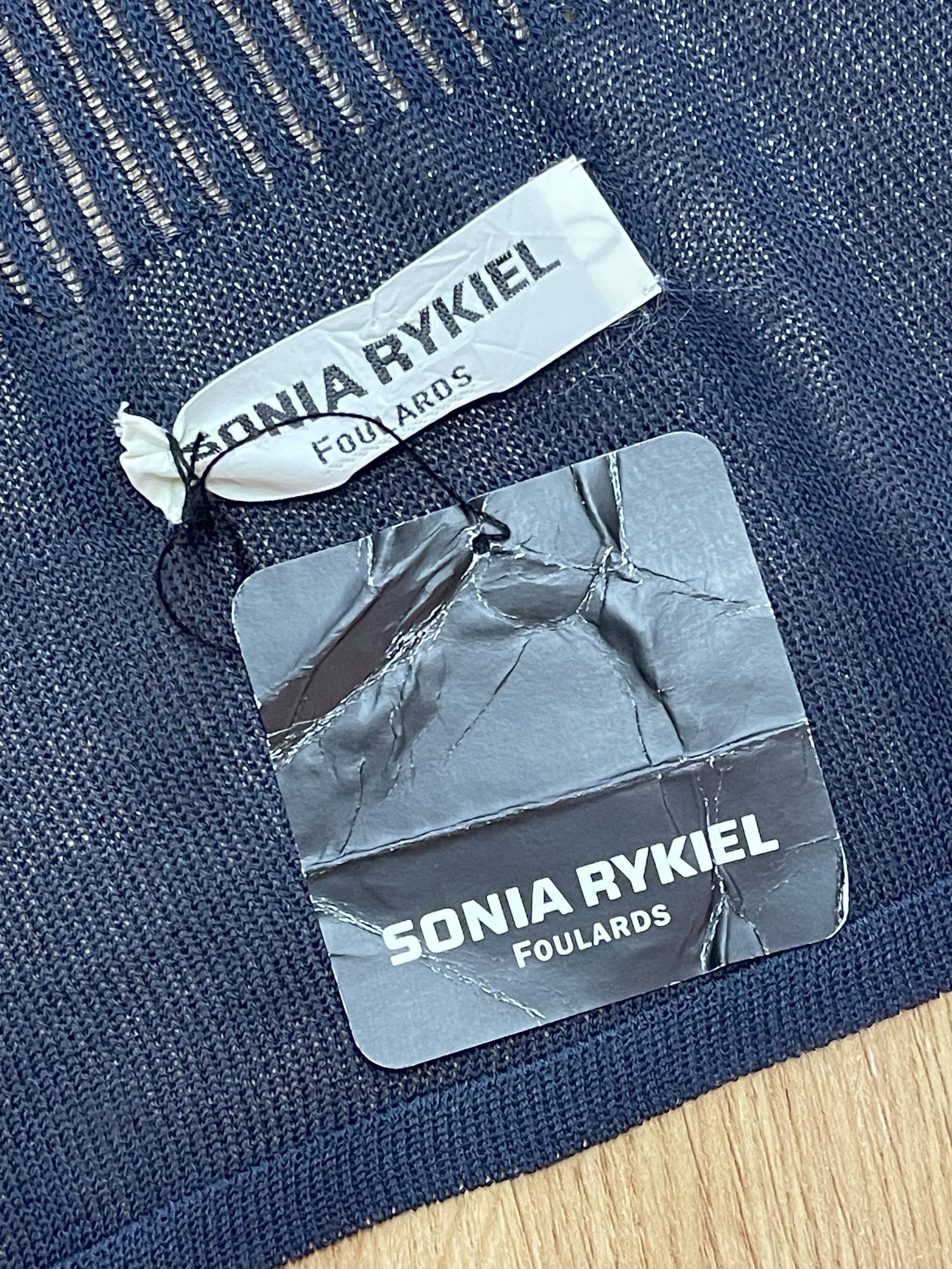 Sonia Rykiel Vintage Sonia Rykiel Foulards Scarf / Muffler - 6109 Size ONE SIZE - 4 Thumbnail