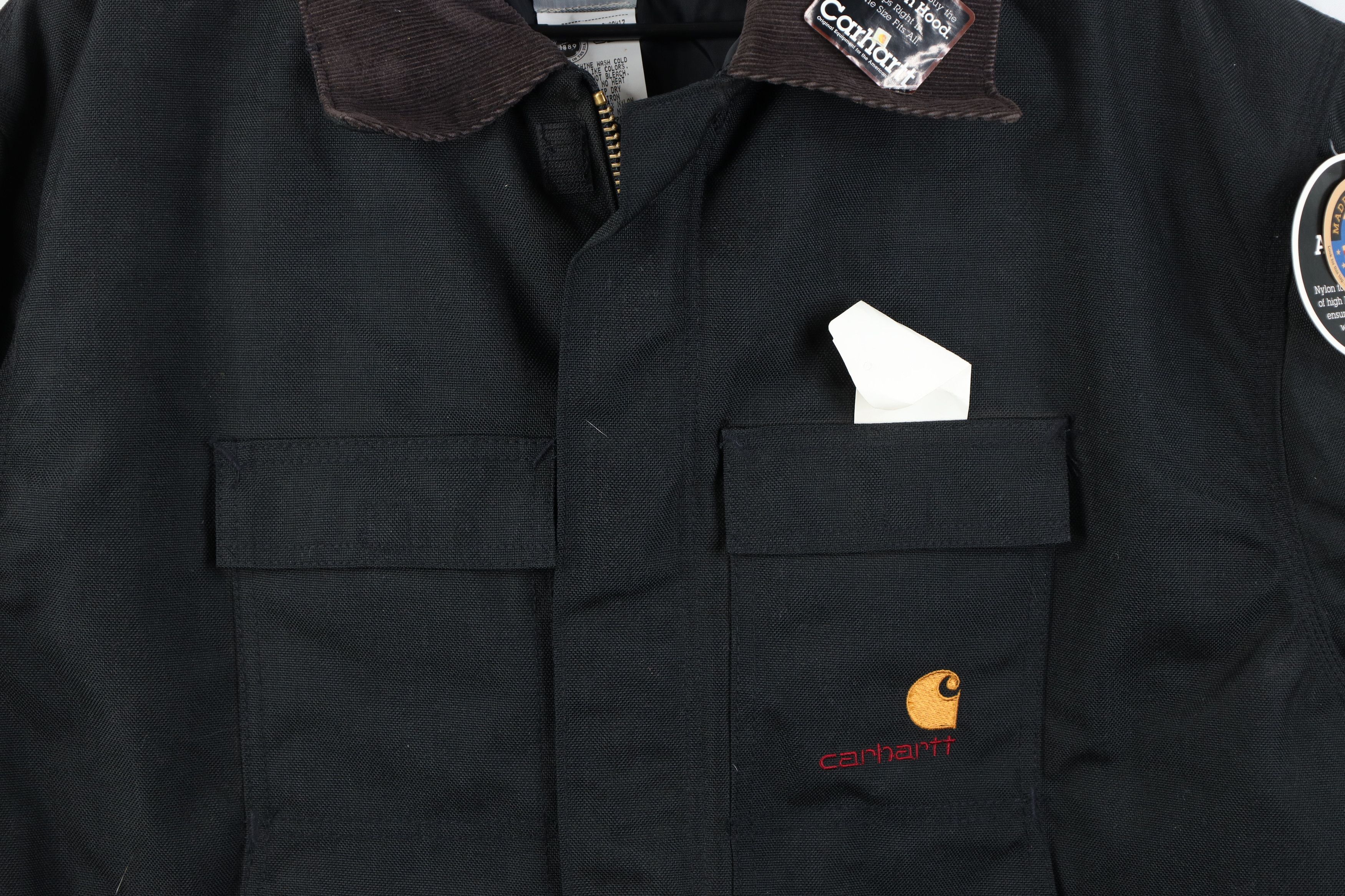 Carhartt Deadstock Vintage Y2K 2000 Carhartt Barn Jacket Black USA Size US XXL / EU 58 / 5 - 3 Thumbnail