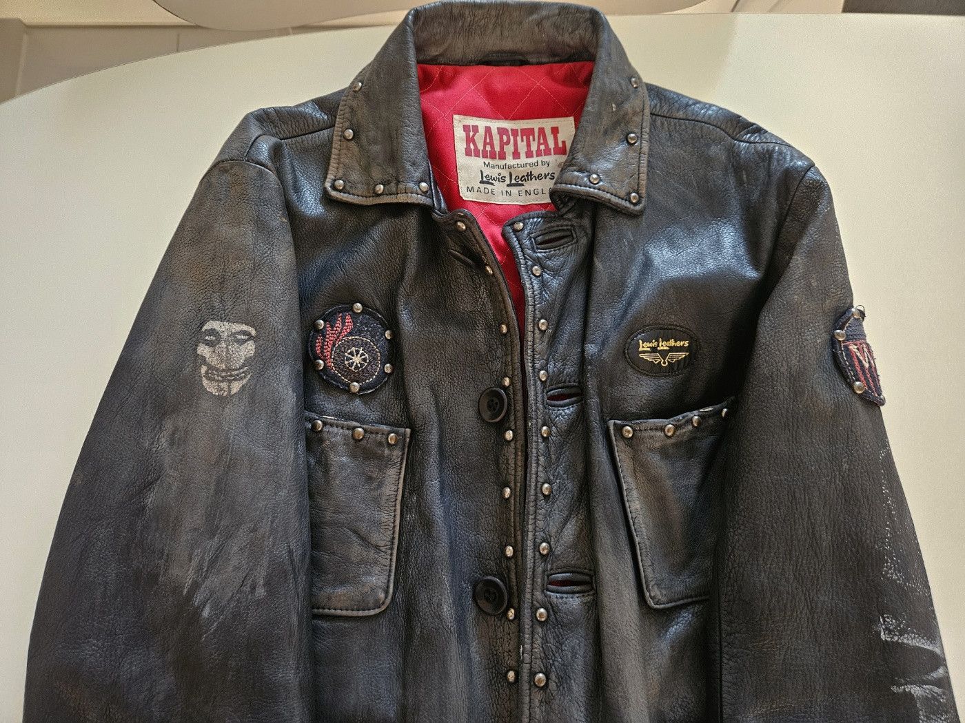 Lewis leathers x KAPITAL Leather Jacket