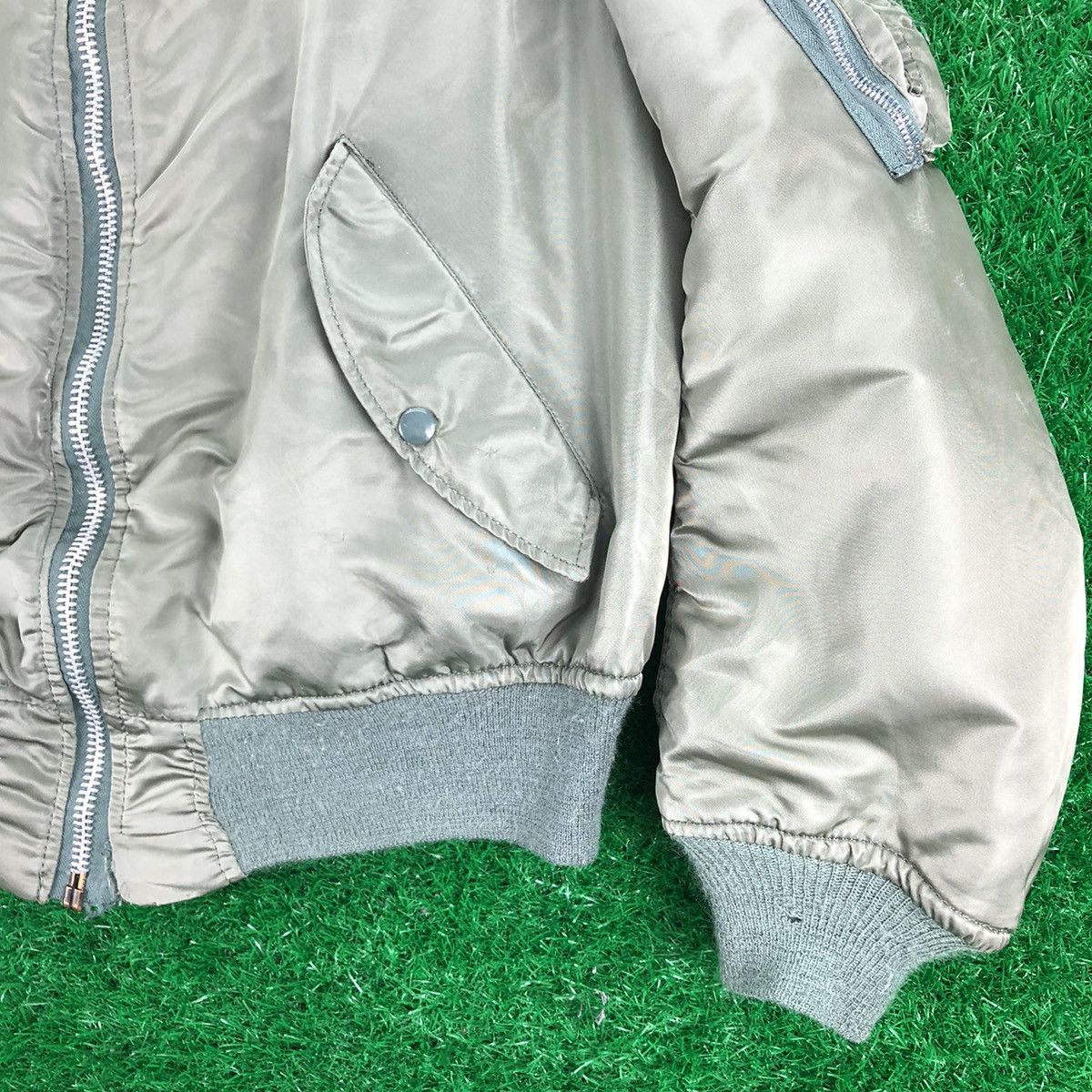 80's〜 ALPHA MA-1 MADE IN USA Vintage Alpha Industries Usa Air Force Ma-1 Flight Jacket