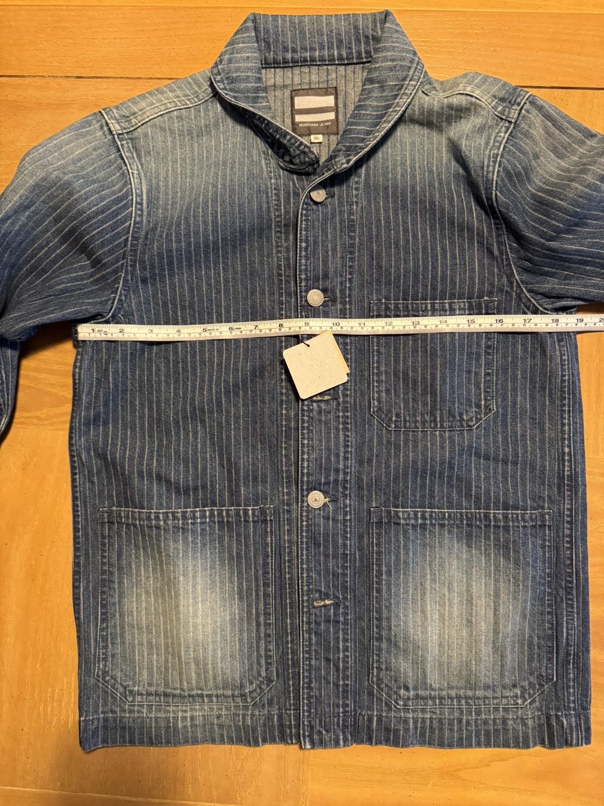 Momotaro Jeans Momotaro- AW Striped denim coveralls (AW) - 03-146 Size US XS / EU 42 / 0 - 9 Thumbnail