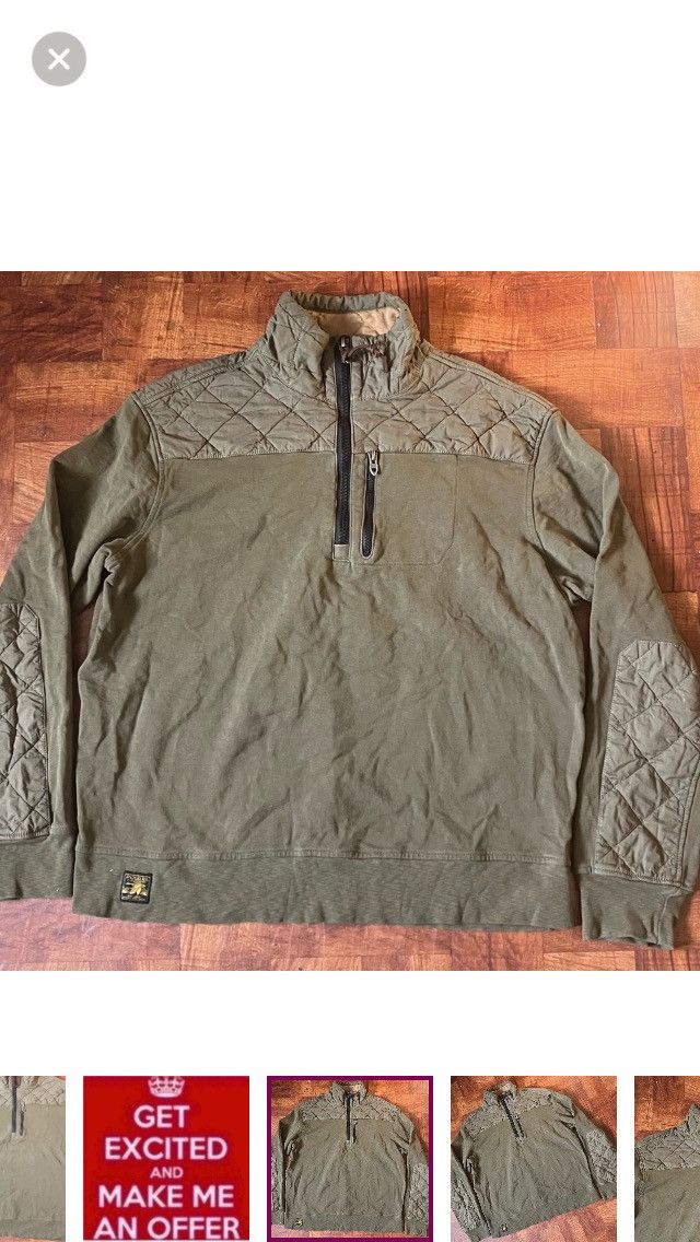 Polo Ralph Lauren Polo Ralph Lauren Vintage Men’s Quilted Quarter Zip XL Size US XL / EU 56 / 4 - 15 Thumbnail
