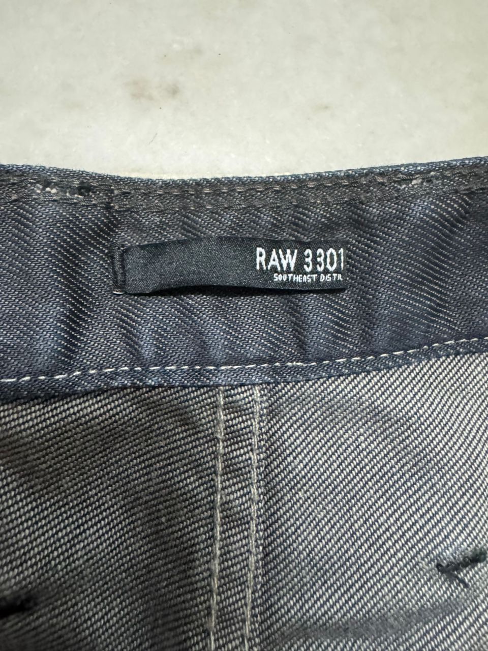 G-Star 💥3D Powell💥90s Style G Star Raw Mudwash Black Denim Sick Size US 27 - 12 Thumbnail