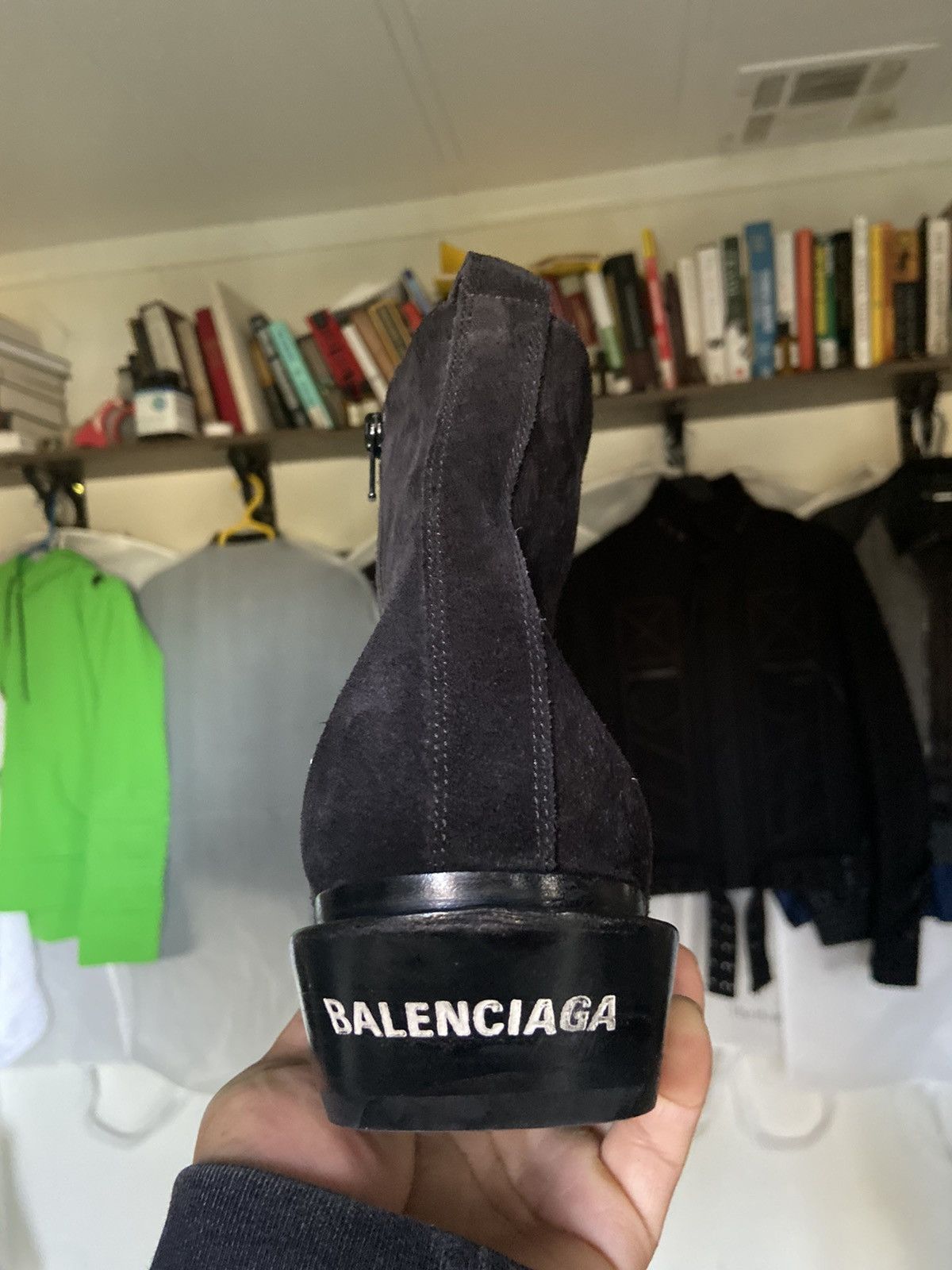 Balenciaga Brashed Suede Santiag Boots Size US 10 / EU 43 - 3 Thumbnail