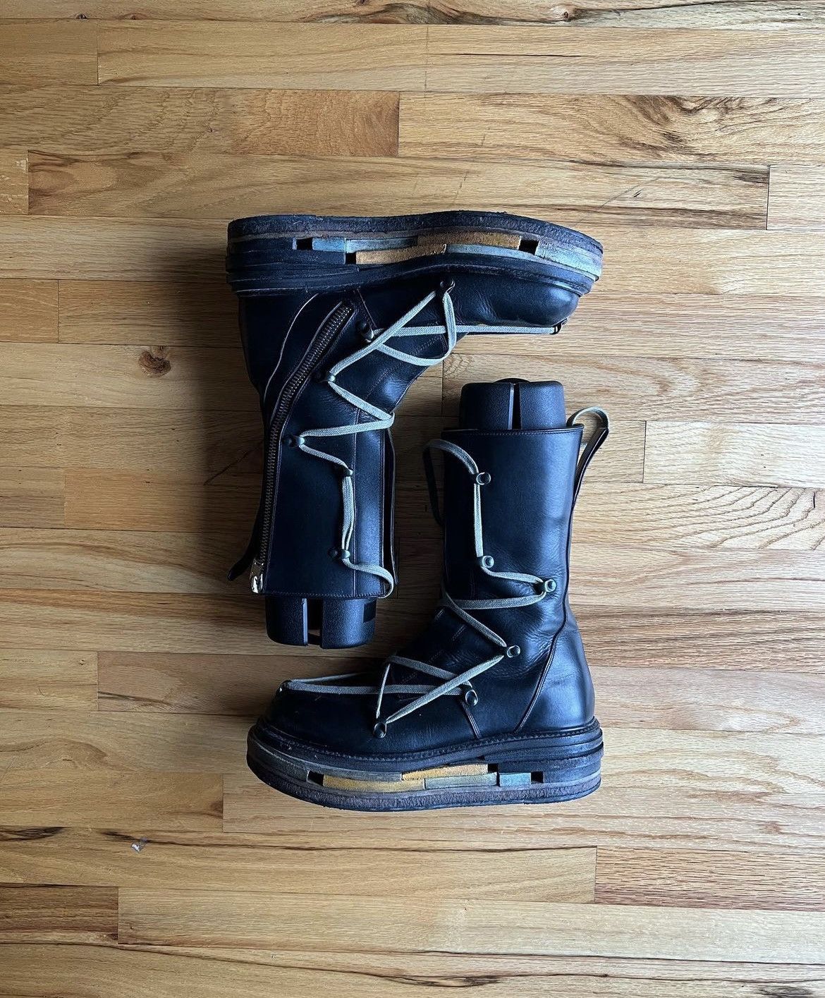 Rick Owens Rick Owens FW17 Lego Boots | Grailed