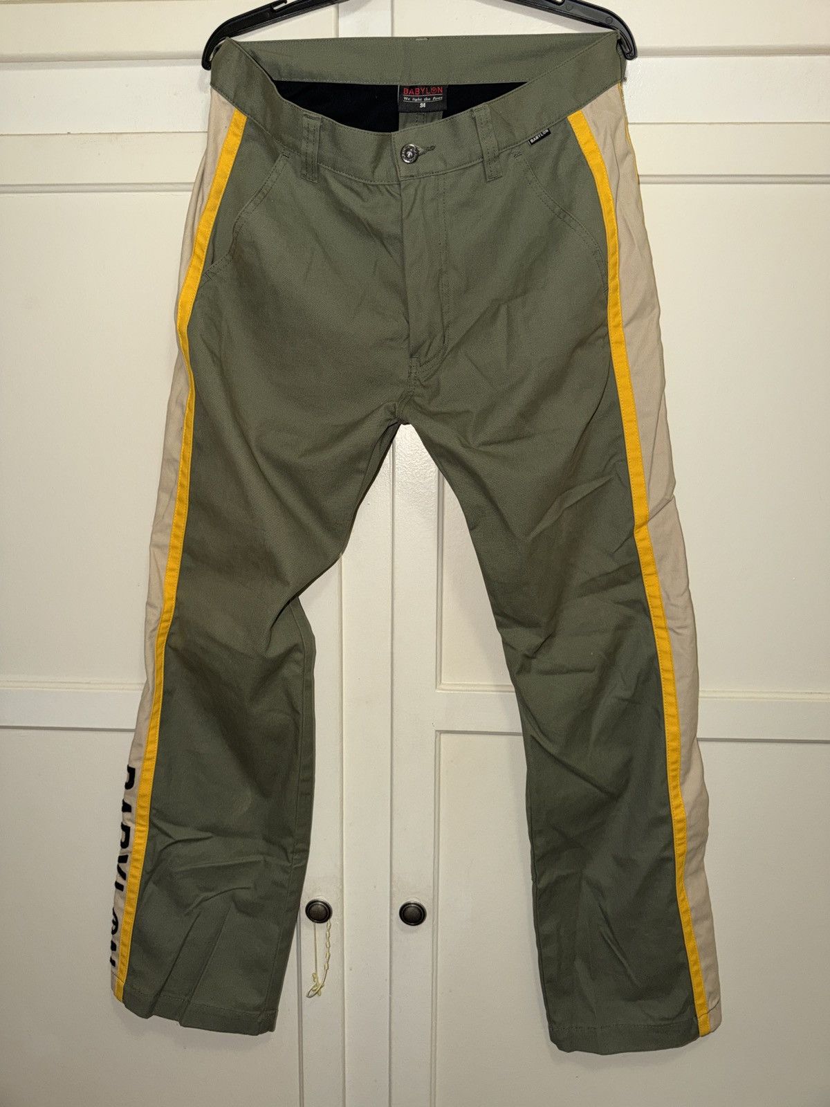 Babylon Babylon Olive Green Chino Pants Size US 34 / EU 50 - 1 Thumbnail
