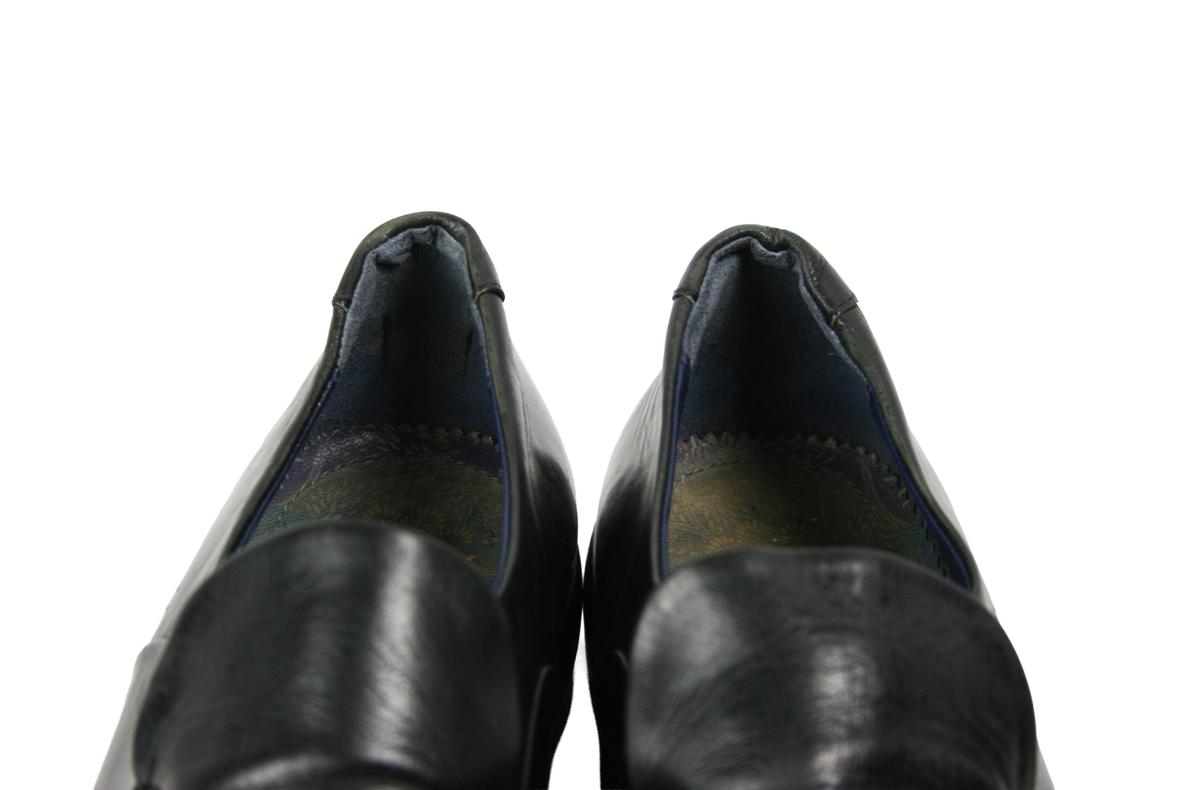 Kenzo 00S Avant Garde Y2K Chisel Toe Leather Loafers Shoes Vintage Size US 8 / EU 41 - 13 Thumbnail