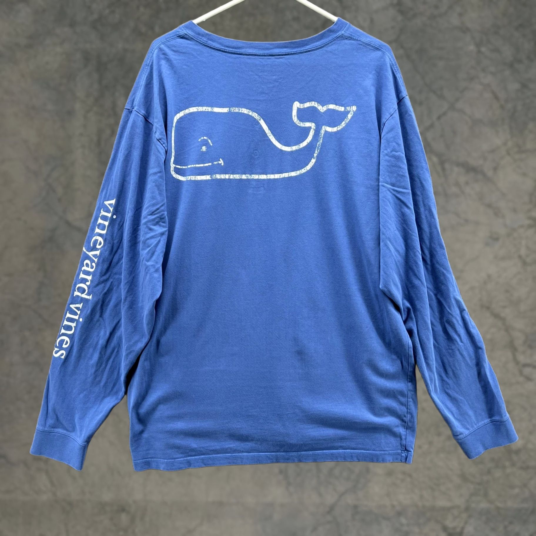 Vineyard Vines Vineyard Vines Shirt Mens 2XL Blue Long Sleeve Pocket Whale Graphic Logo Size US XXL / EU 58 / 5 - 1 Thumbnail