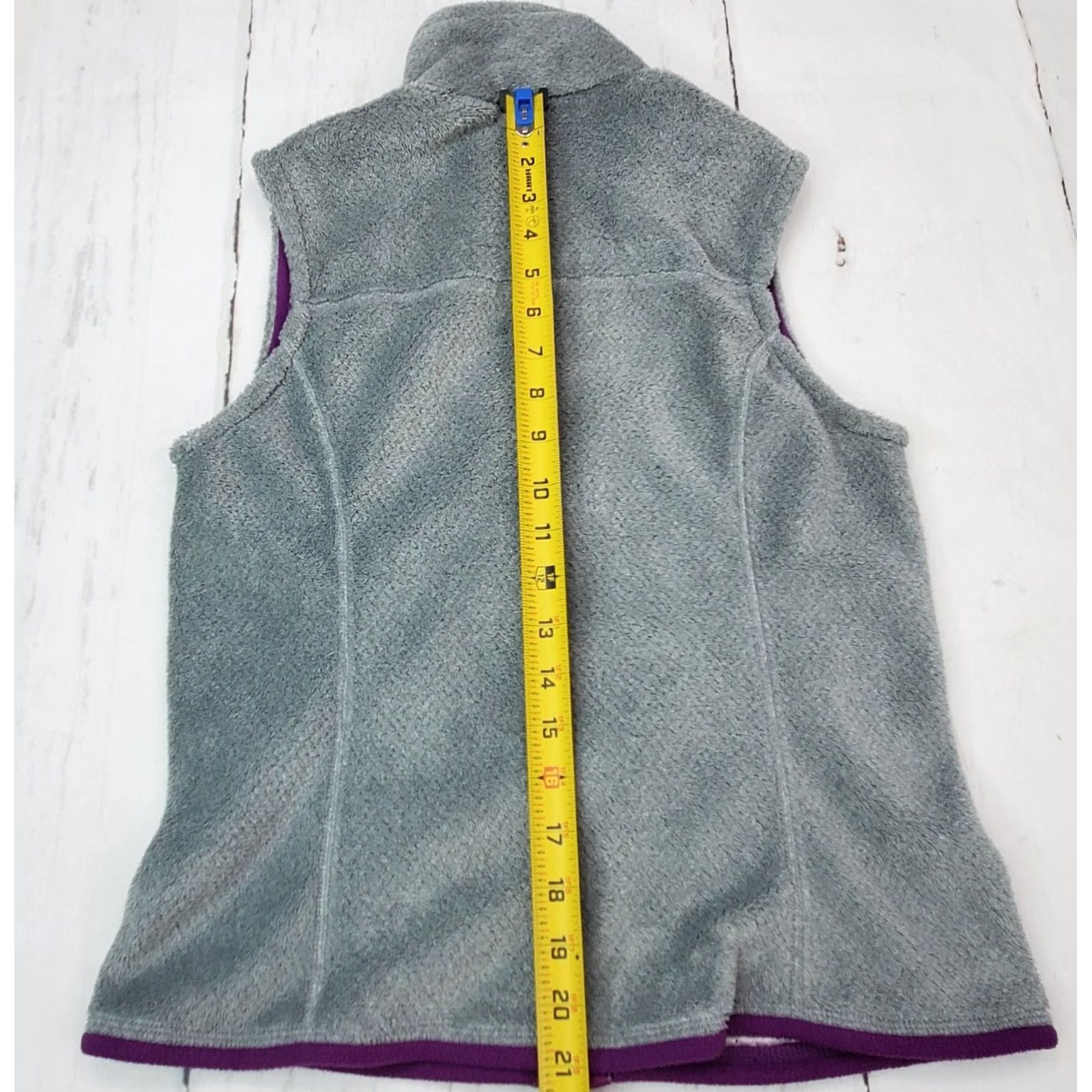 Patagonia Patagonia Vest Polartec Women S Gray Purple Sleeveless Full Zip VG Size S / US 4 / IT 40 - 7 Thumbnail