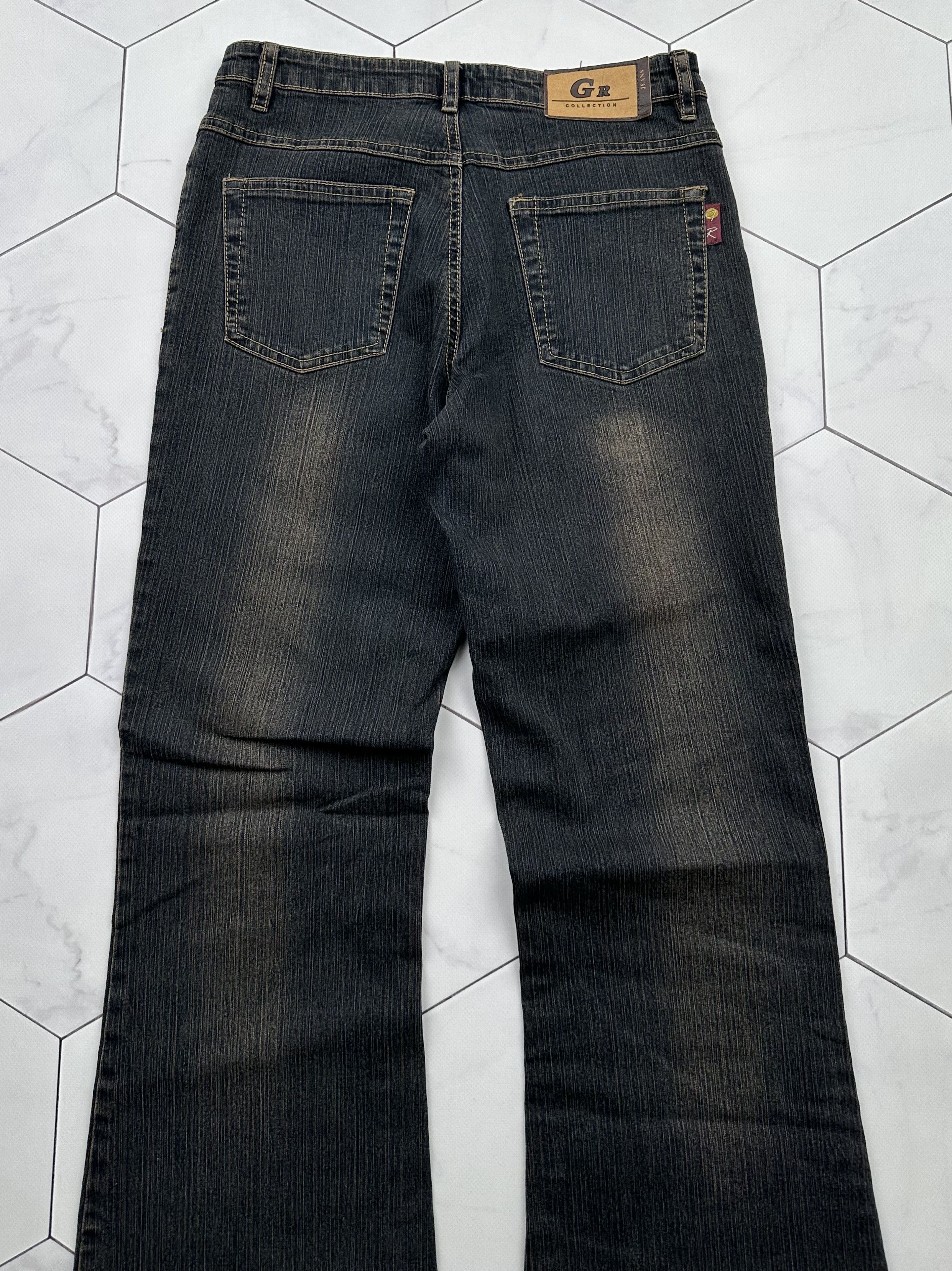 Japanese Brand Vintage Faded Flare Jeans (B521)E2 Size 27" / US 4 / IT 40 - 5 Thumbnail