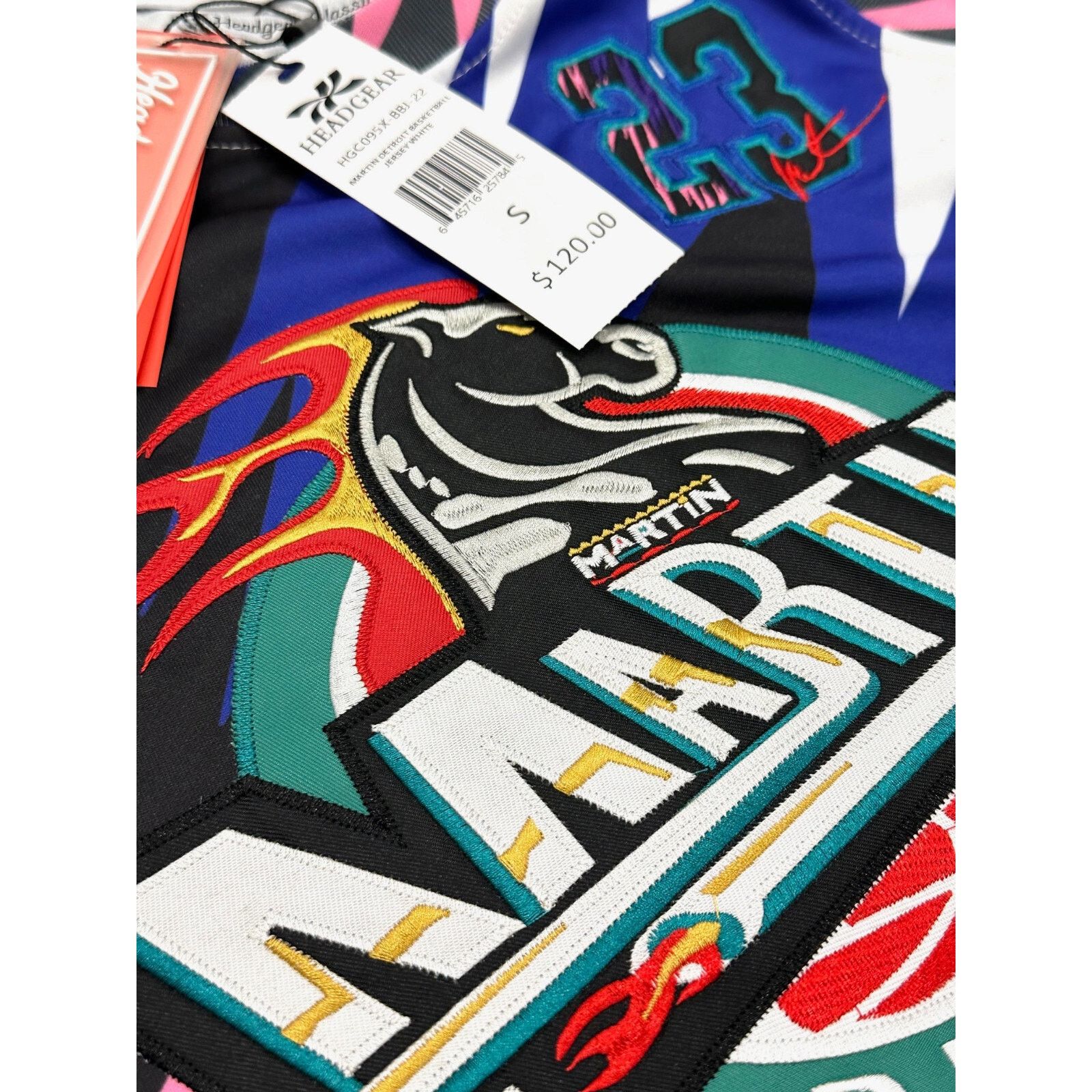 Other Martin Headgear Classics Detroit Pistons Basketball Jersey Size US L / EU 52-54 / 3 - 4 Thumbnail