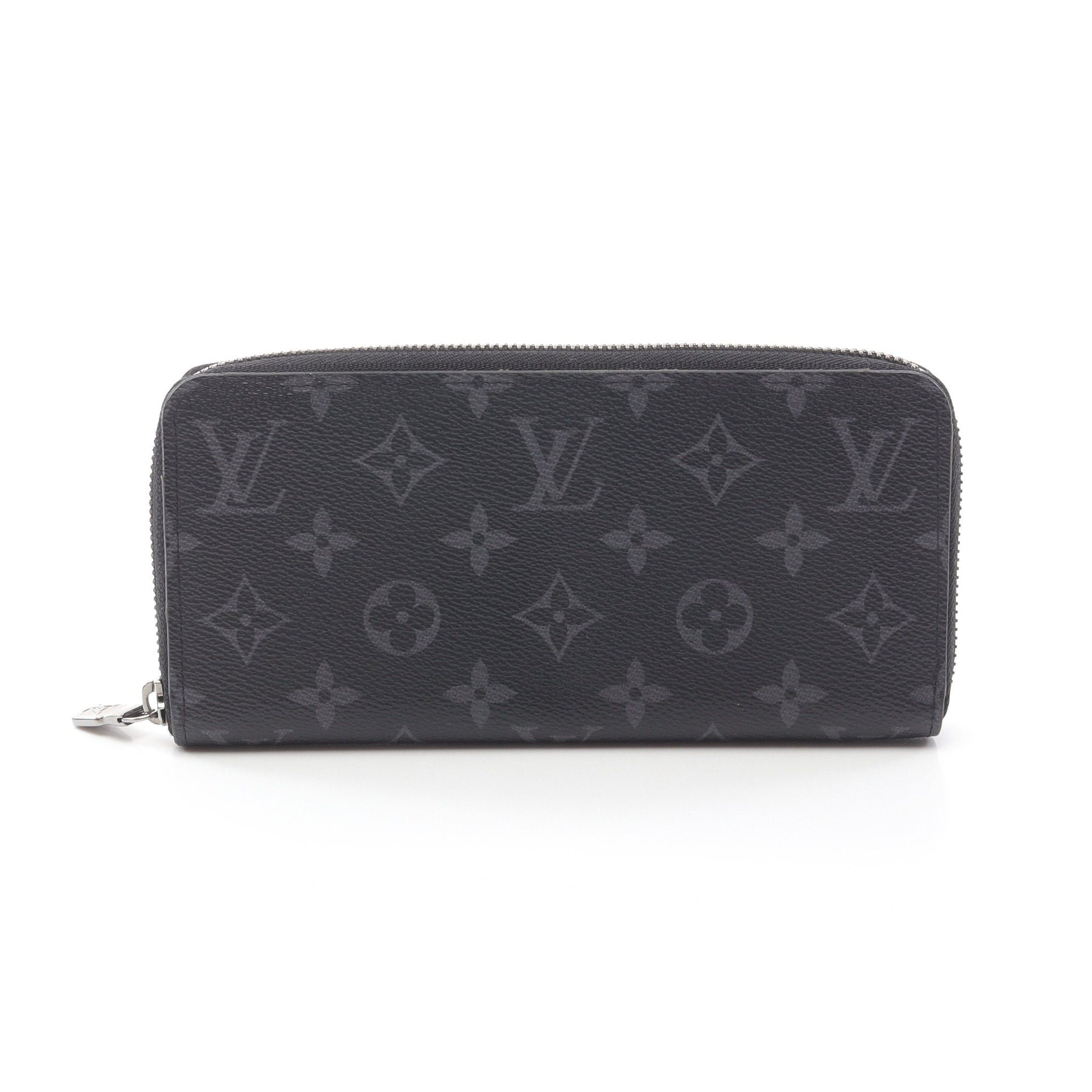 Louis Vuitton Louis Vuitton Zippy Wallet Horizontal Monogram Eclipse Round Zipper Long Black Size ONE SIZE - 1 Thumbnail