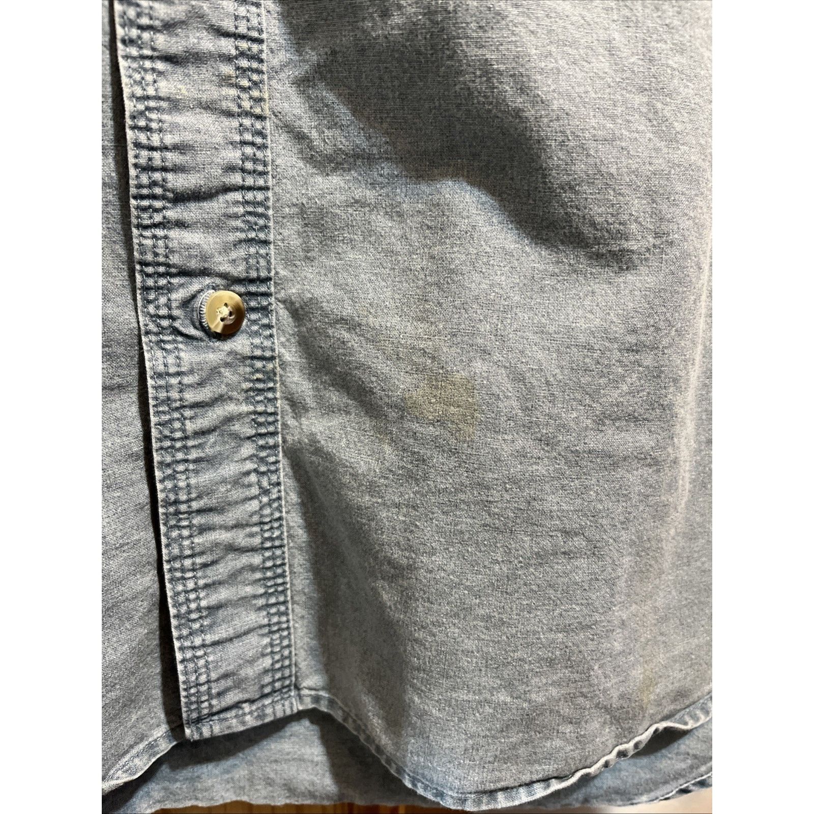 Redhead Redhead VTG Shirt Men’s L Blue Canvas Long Sleeve Button Size US L / EU 52-54 / 3 - 7 Thumbnail