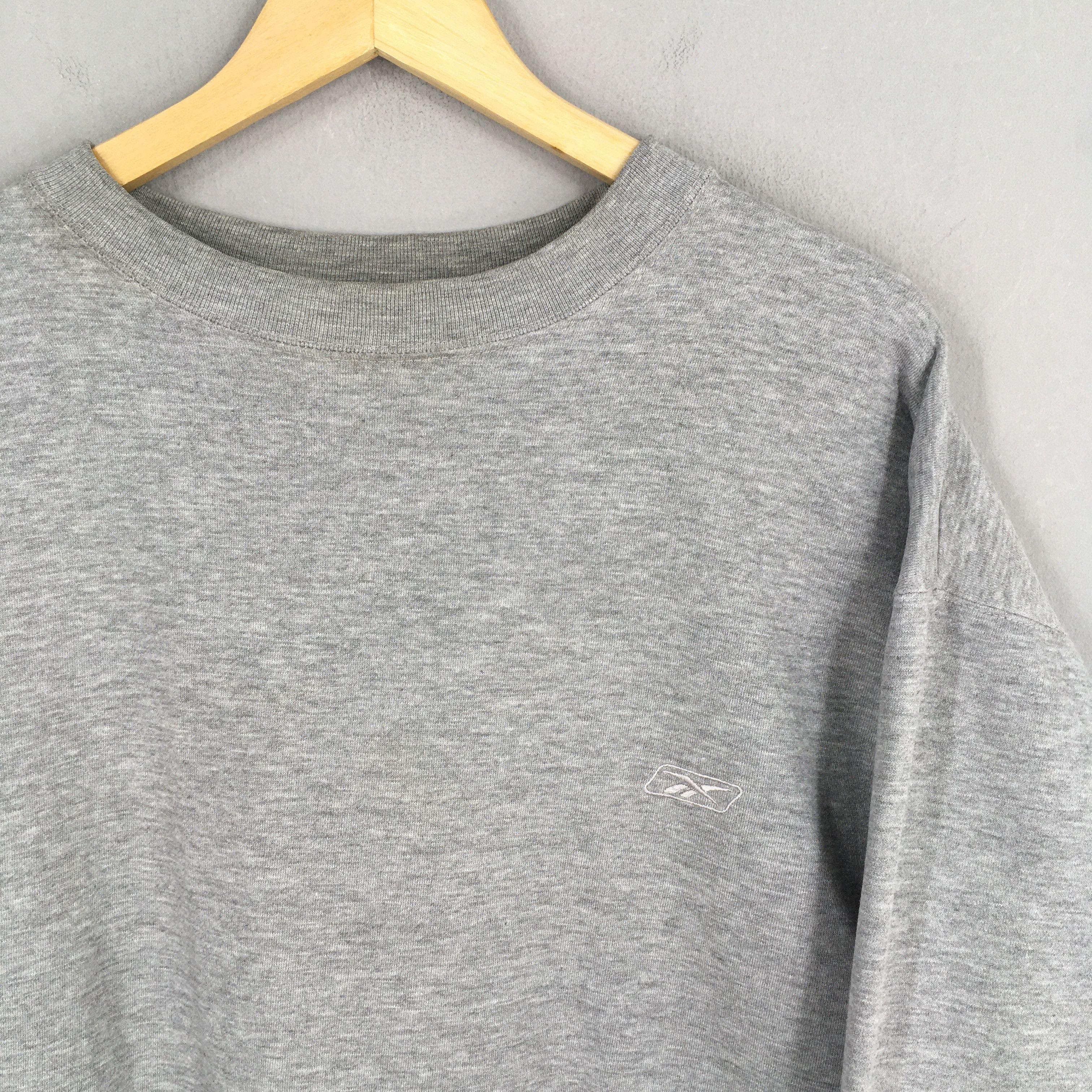 Reebok × Vintage Vintage Reebok England Gray Crewneck XLarge Size US XL / EU 56 / 4 - 2 Thumbnail