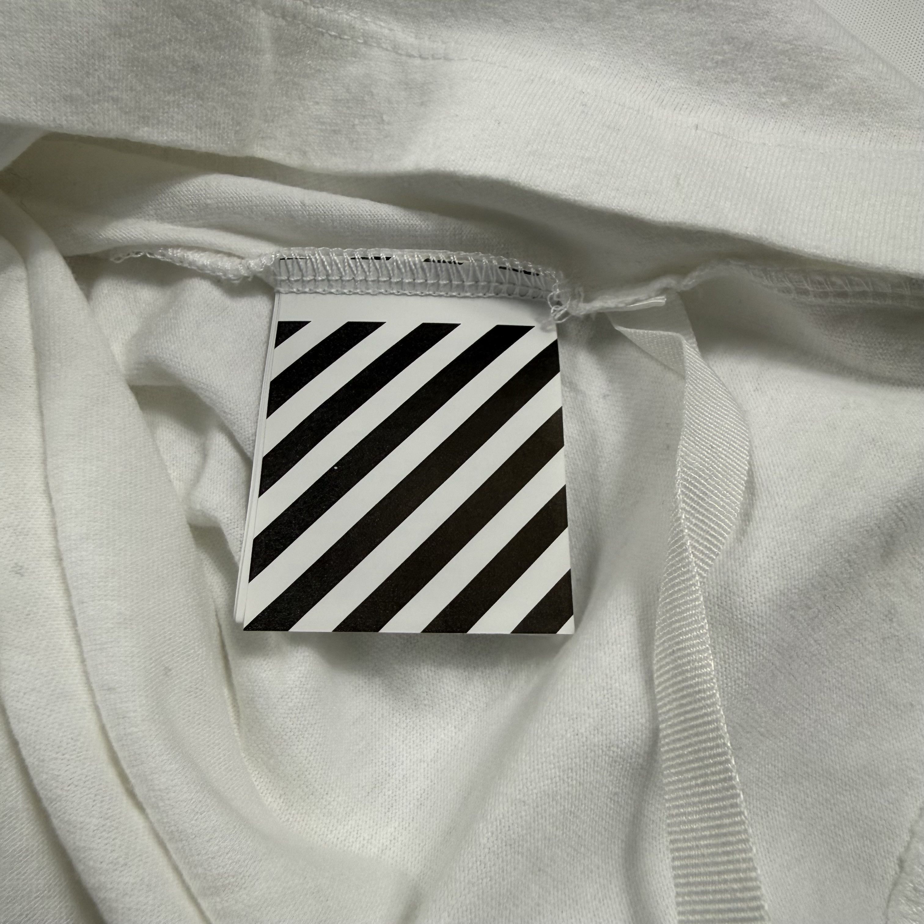 Off-White Off-White Bulldozer Globe Arrows Graphic T-Shirt White Size US L / EU 52-54 / 3 - 13 Thumbnail
