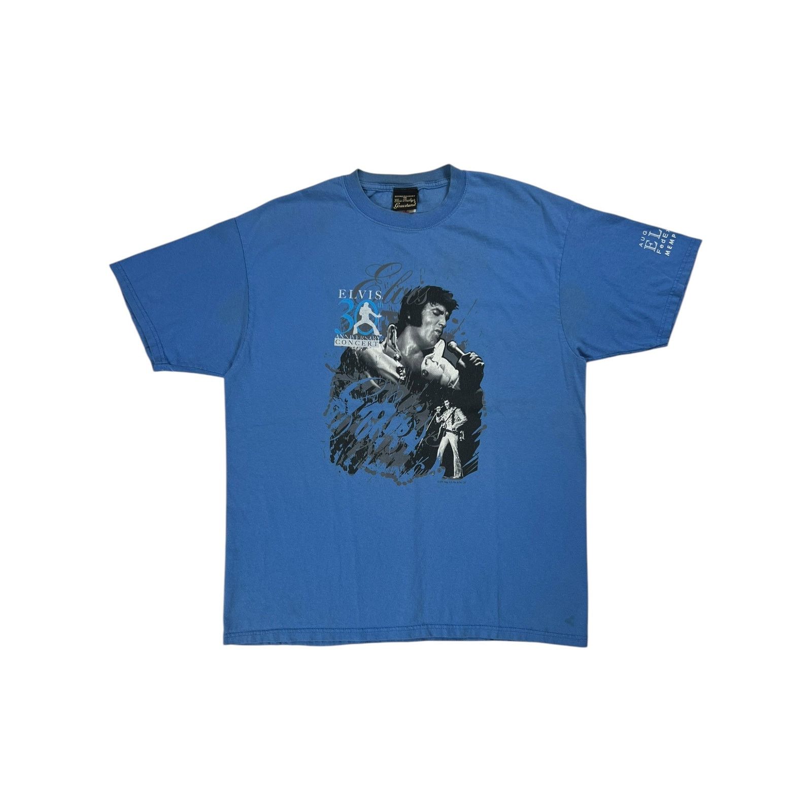 Band Tees × Vintage Vintage 2007 Elvis Presley 30th anniversary concert tee (XL) Size US XL / EU 56 / 4 - 1 Thumbnail
