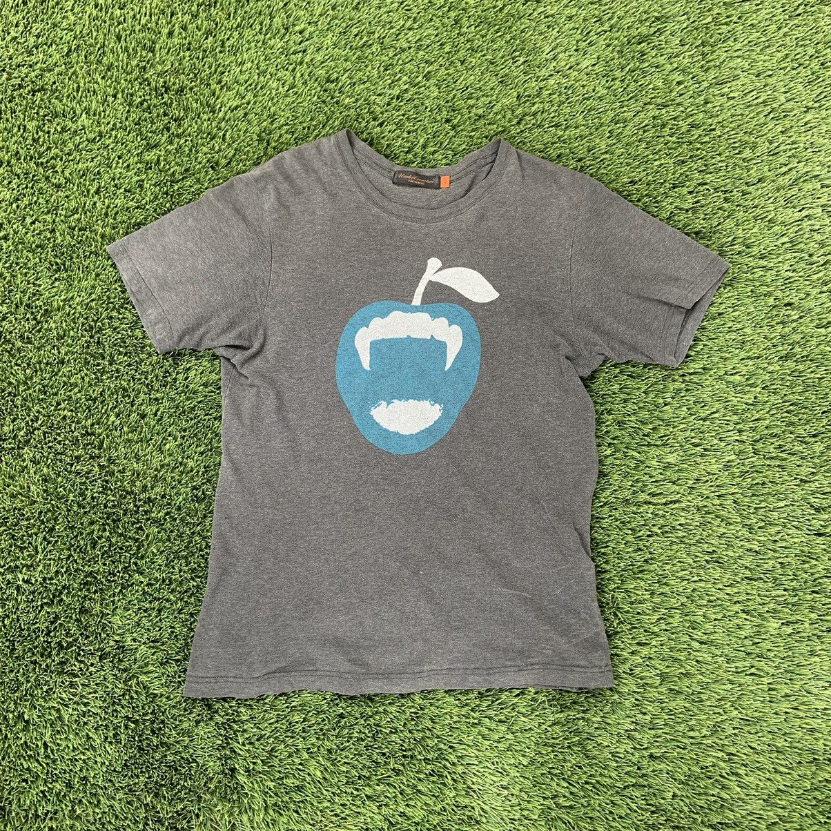 image of Undercoverism Apple Fang Tee in Grey, Men's (Size Medium)