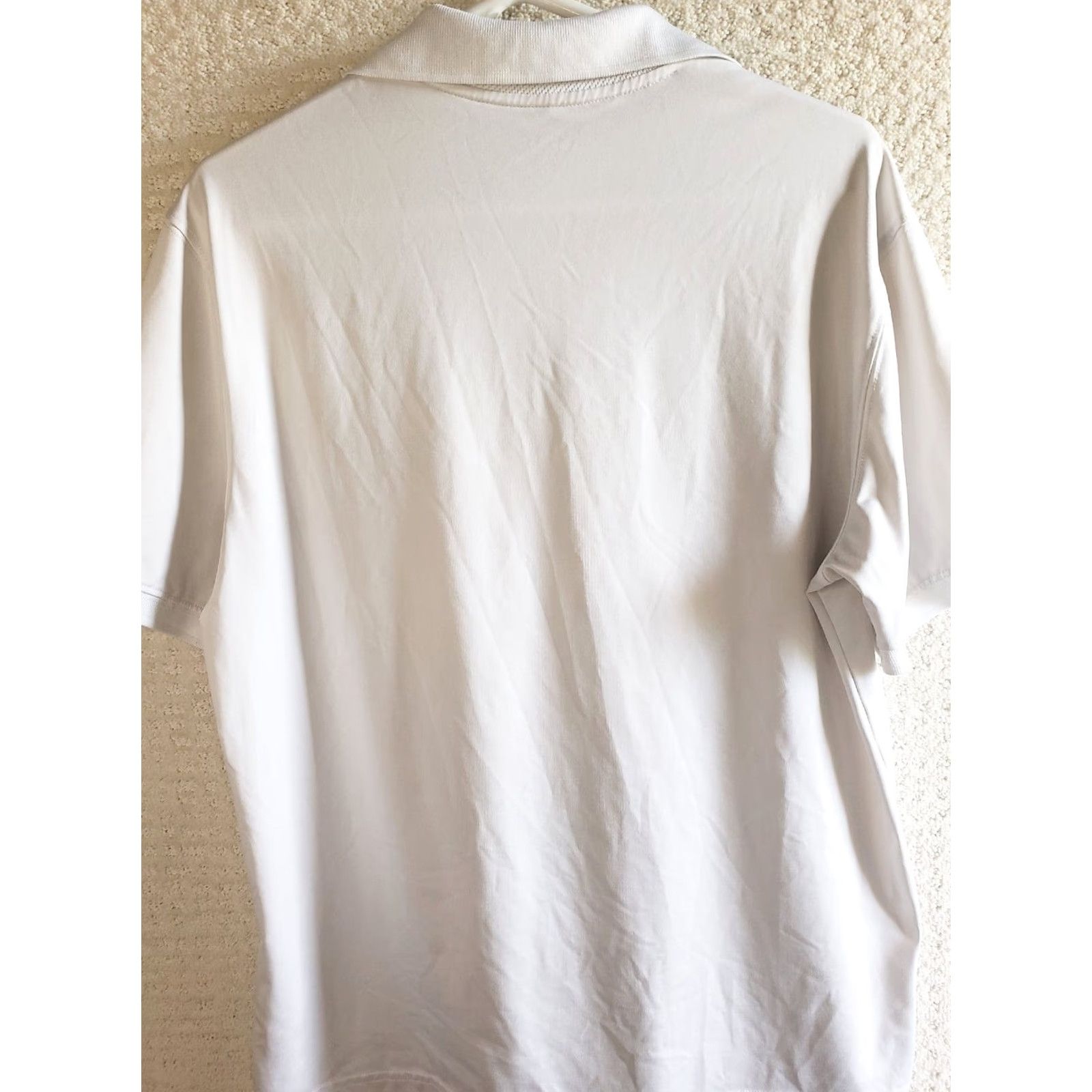 Lands' End Lands' End Men's M White Performance Golf Polo Shirt Size US M / EU 48-50 / 2 - 7 Thumbnail