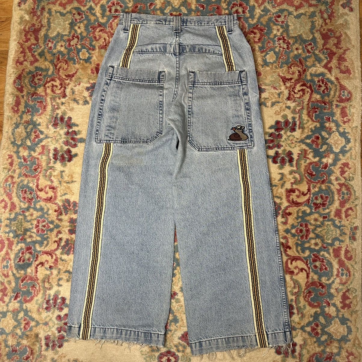 JNCO Vintage 90s JNCO Slugs Blue Denim Baggy Jeans | Grailed