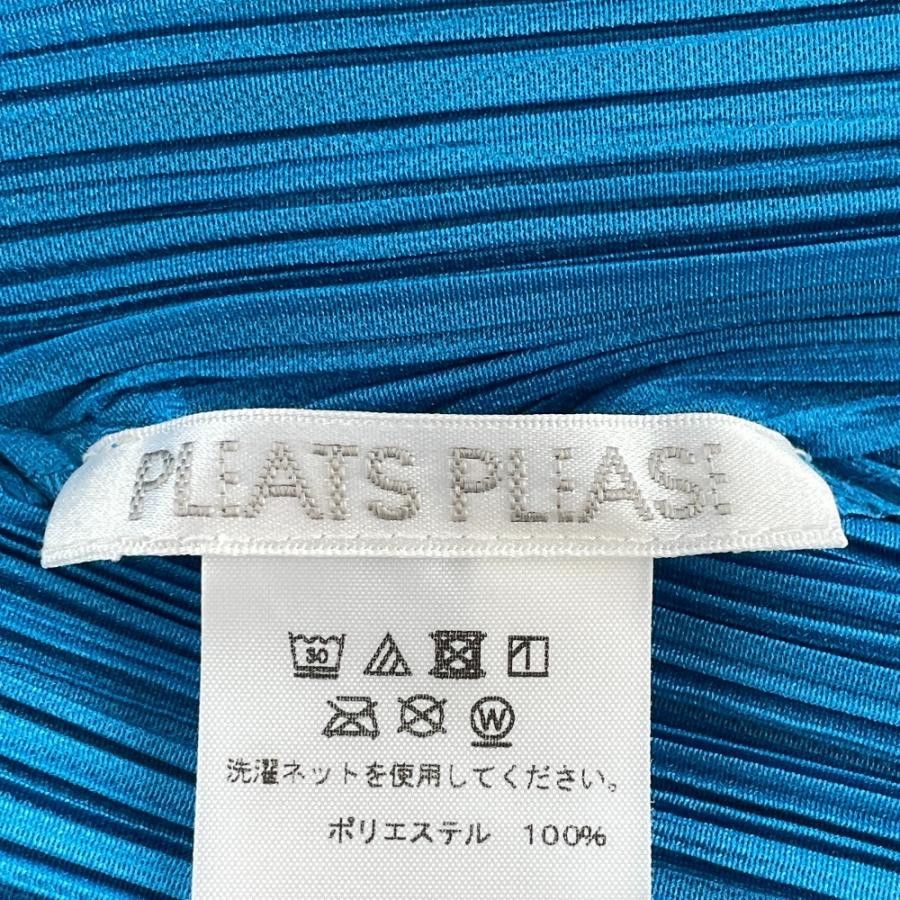Pleats Please Issey Miyake PLEATS PLEASE Cardigan Blue Cardigan Polyester Women Size S / US 4 / IT 40 - 4 Thumbnail