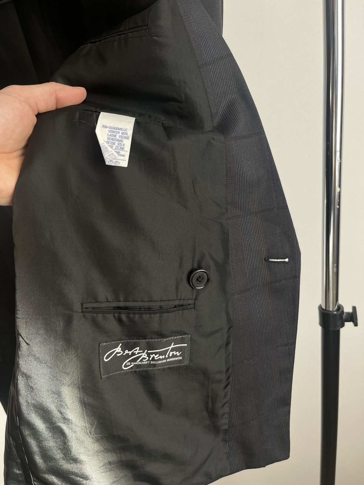 Cerruti 1881 Vintage double-breasted blazer jacket cerruti 1881 black Size 40R - 7 Thumbnail