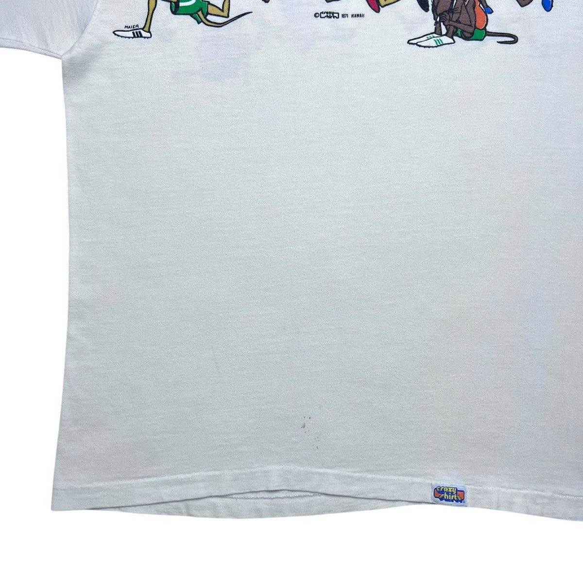 Other Vtg 1971 Rat Race Smoking Weed Crazy Shirts Hawaii T-Shirt Size US L / EU 52-54 / 3 - 8 Thumbnail