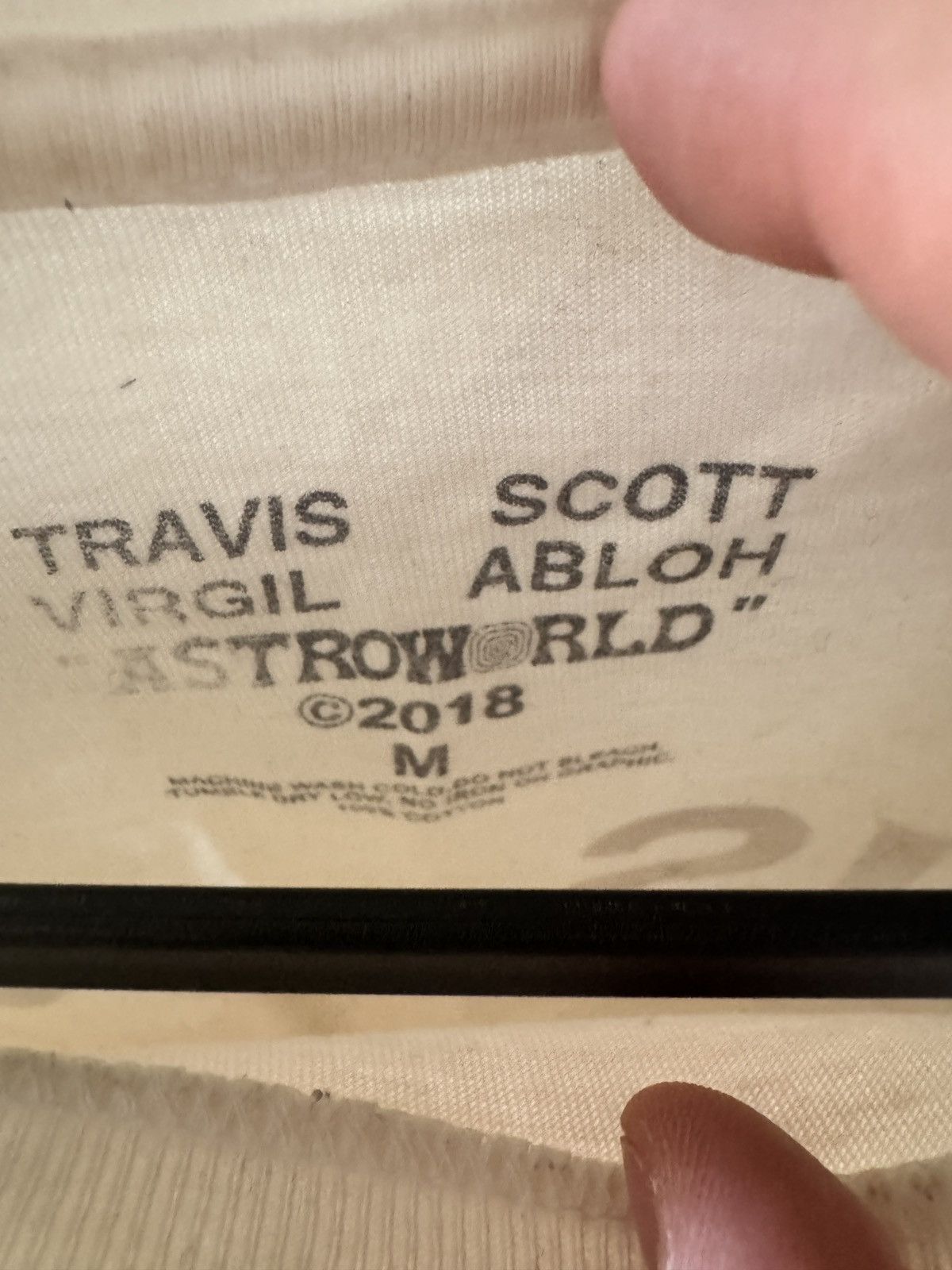 Travis Scott × Virgil Abloh Travis Scott x Virgil Abloh tee (off-white aj1 version) Size US M / EU 48-50 / 2 - 3 Thumbnail