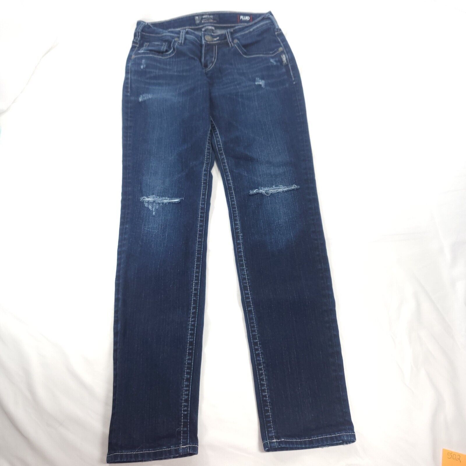 Other Silver Boyfriend Button Zip Denim Jeans Womens Size 26x29 Size 28" / US 6 / IT 42 - 2 Thumbnail