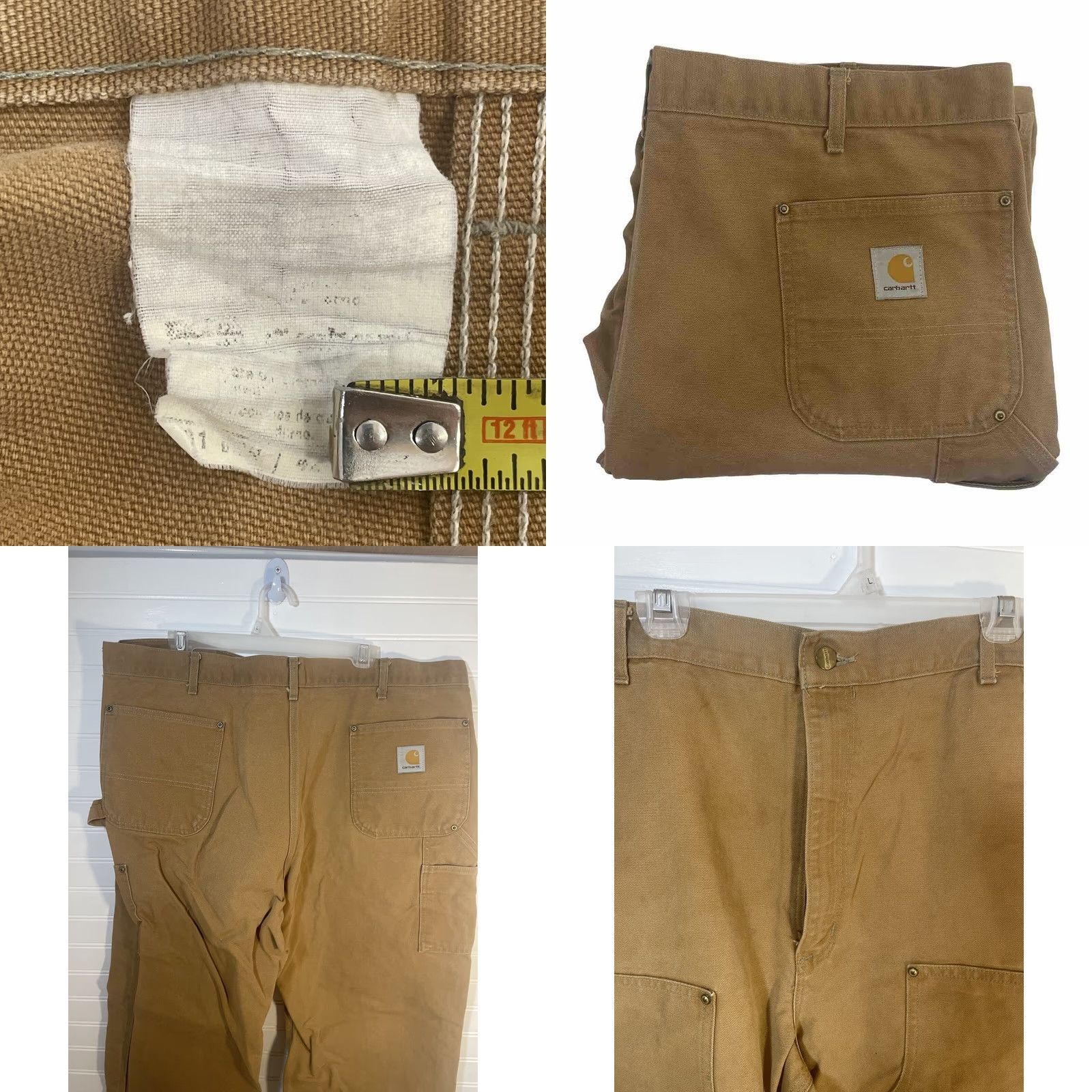 Carhartt VINTAGE Carhartt B01 Brown Double Knee Carpenter Pants Men 42x32 Workwear Carpenters Duck Canvas Size US 42 / EU 58 - 11 Thumbnail