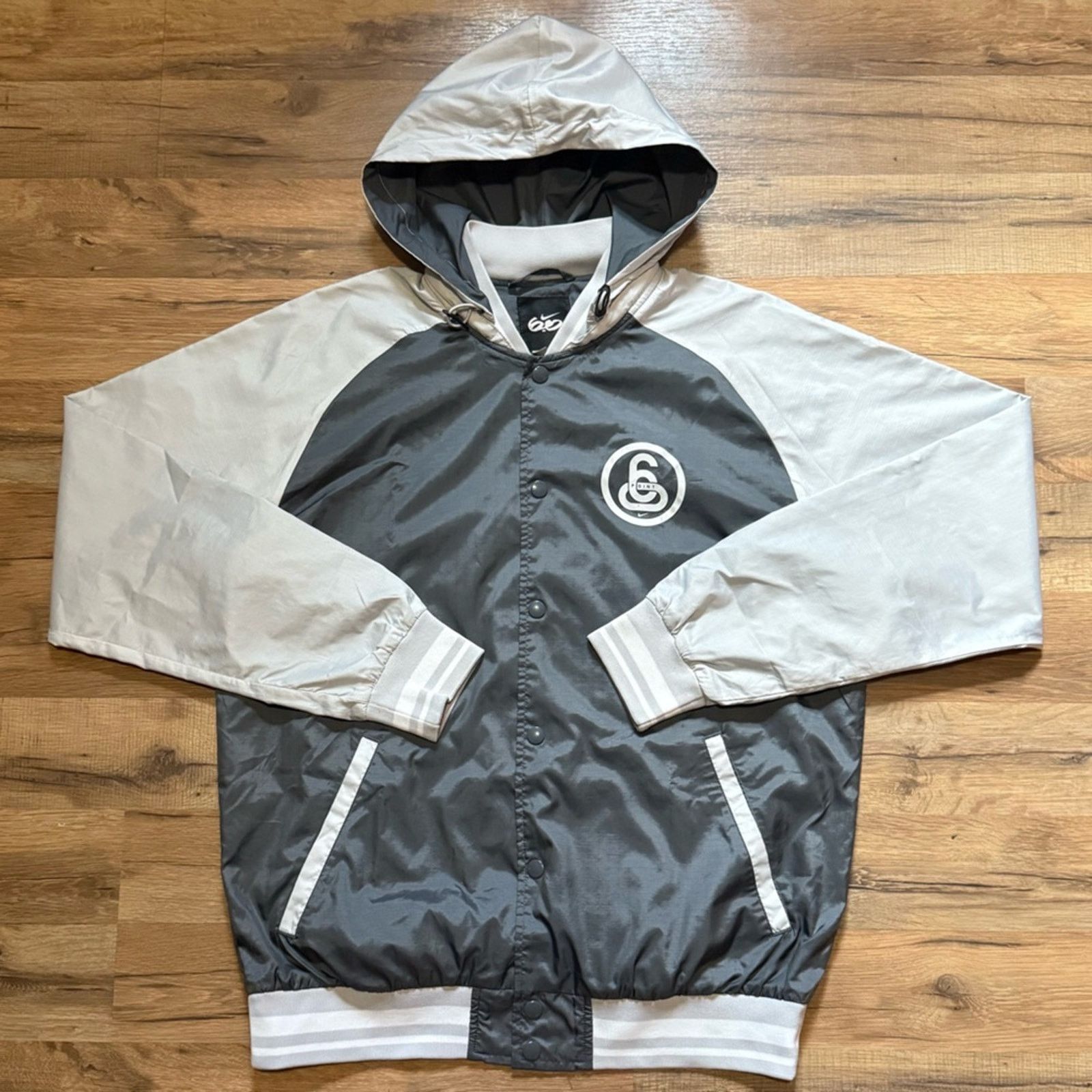 Nike Y2K Nike 6.0 Button Up Windbreaker Bomber Jacket Size US M / EU 48-50 / 2 - 2 Thumbnail