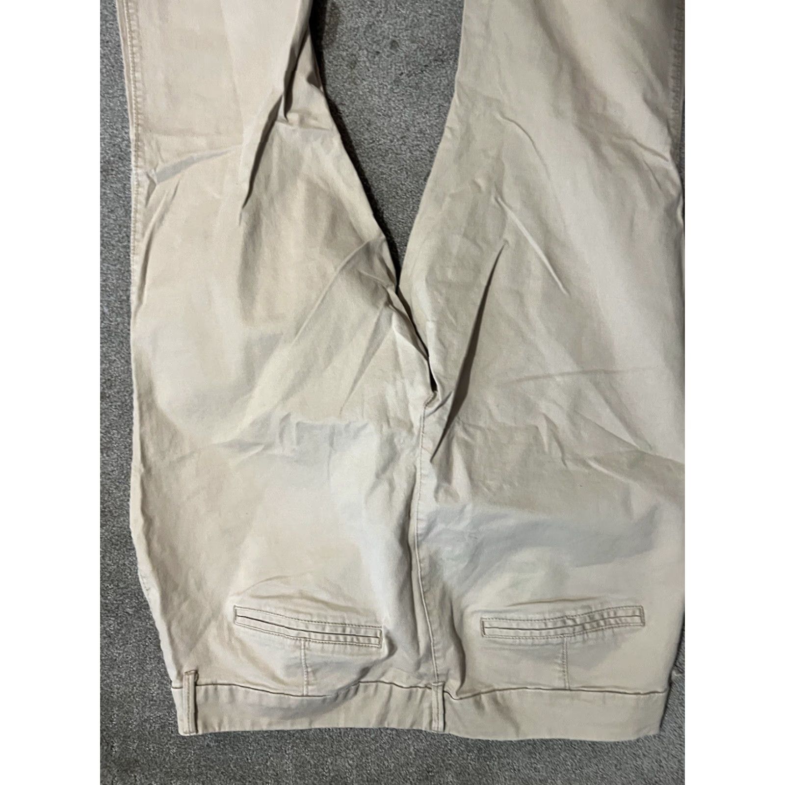 Old Navy Old Navy Beige Boot Cut Chino Pants Womens Size 16 Cotton Blend Stretch Solid Bootcut Size 38" / US 16 / IT 52 - 4 Thumbnail