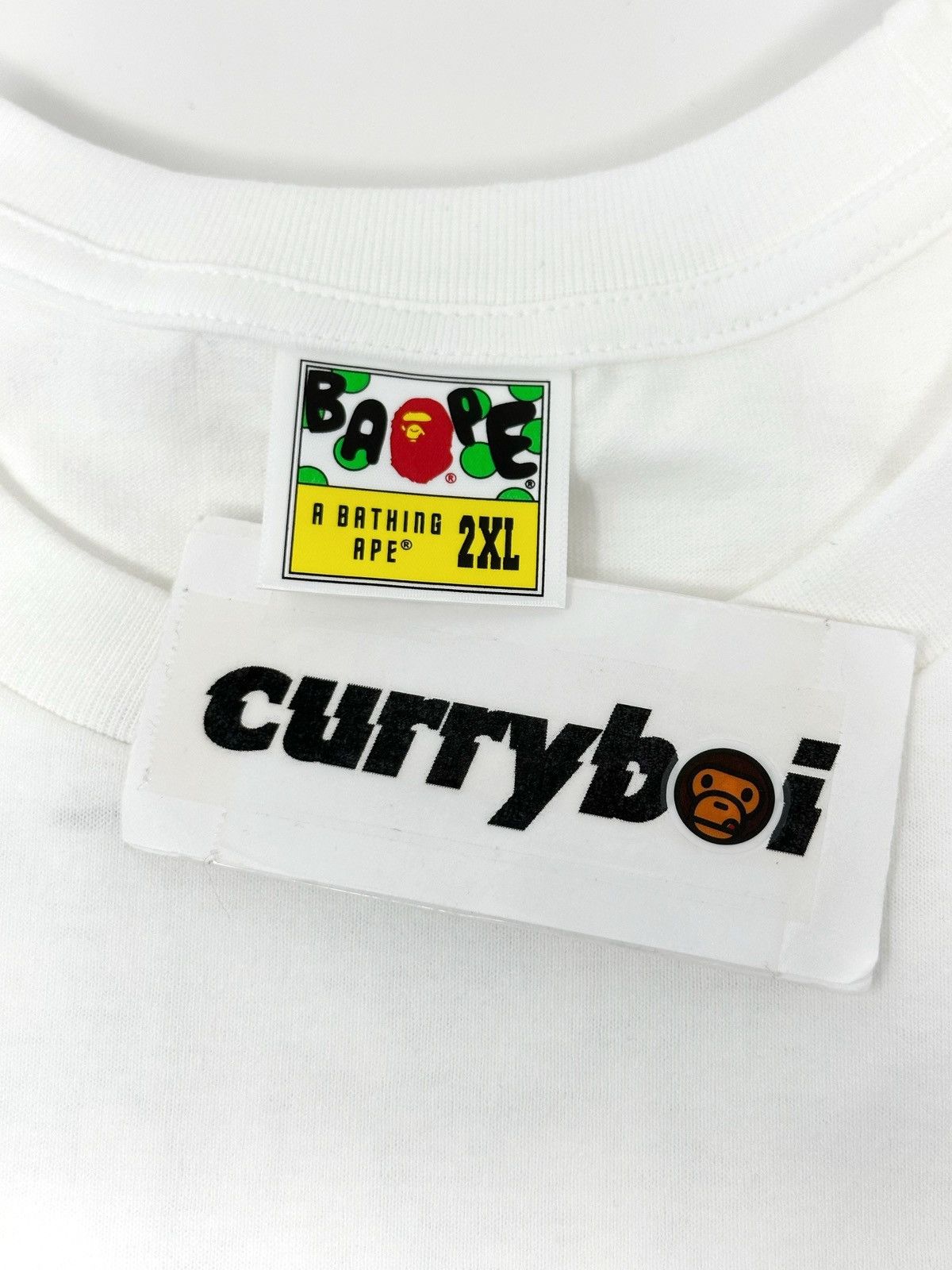 Bape BAPE x Rolling Stones Tee White Size US XXL / EU 58 / 5 - 6 Thumbnail