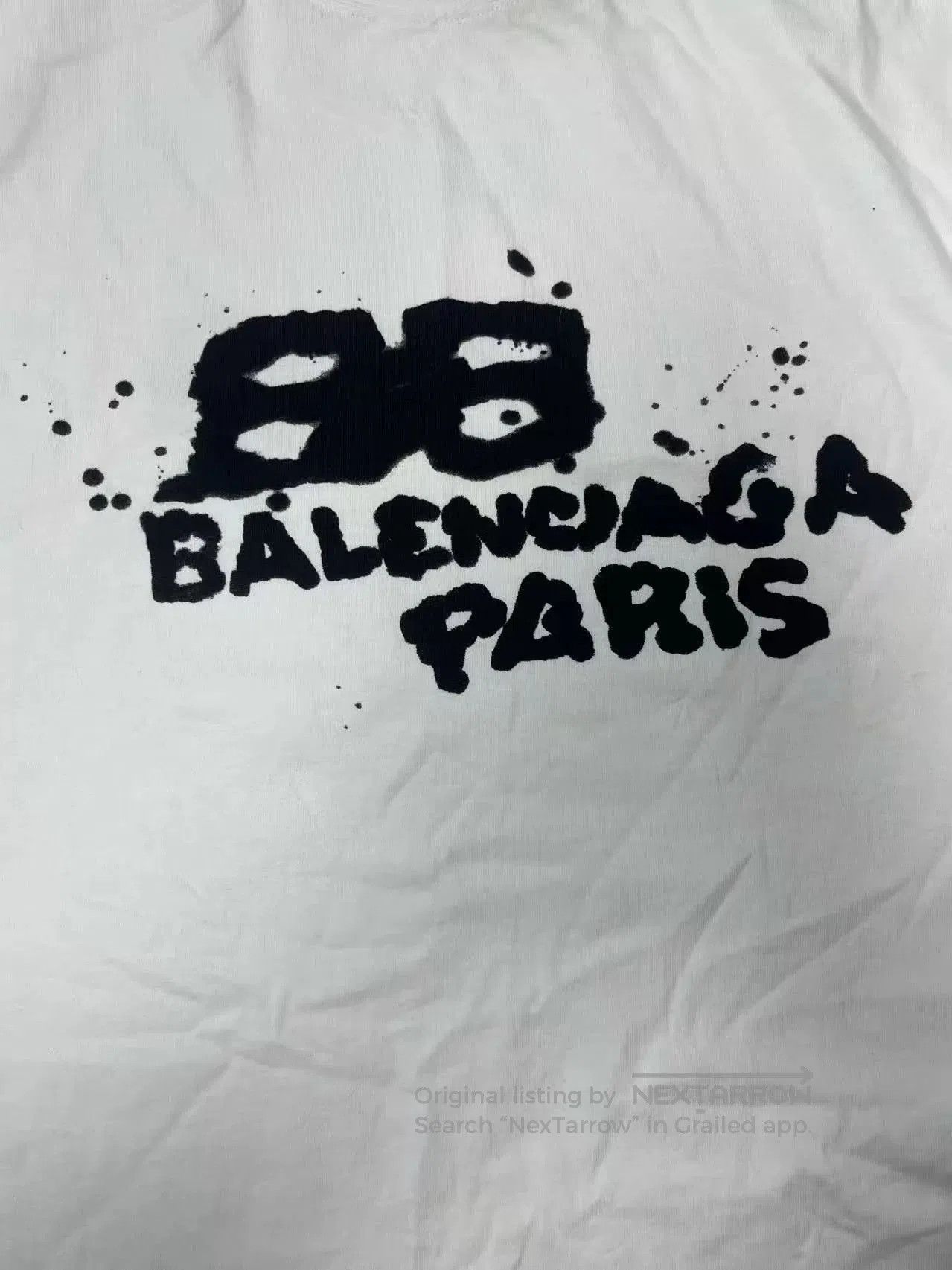 Balenciaga Balenciaga Logo Print Crewneck Short Sleeve T-Shirt. Size US S / EU 44-46 / 1 - 3 Thumbnail