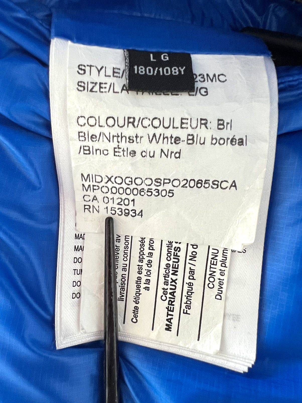 ANGEL CHEN × Canada Goose Reversible Oversized Blue & White Duck Filled Puffer Jacket Size US XXL / EU 58 / 5 - 11 Thumbnail