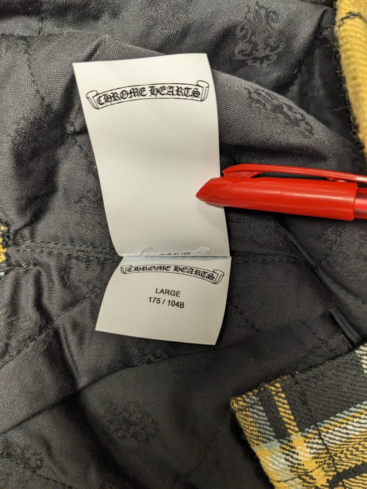 Chrome Hearts CHROME HEARTS CH FLANNEL JACKET L YELLOW Size US L / EU 52-54 / 3 - 6 Thumbnail